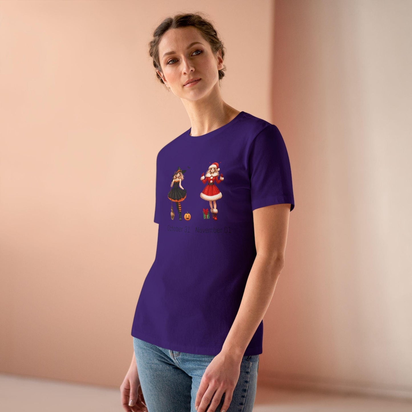From Halloween to Holidays Women's Softstyle Tee 🎄🎃 - Whippie's