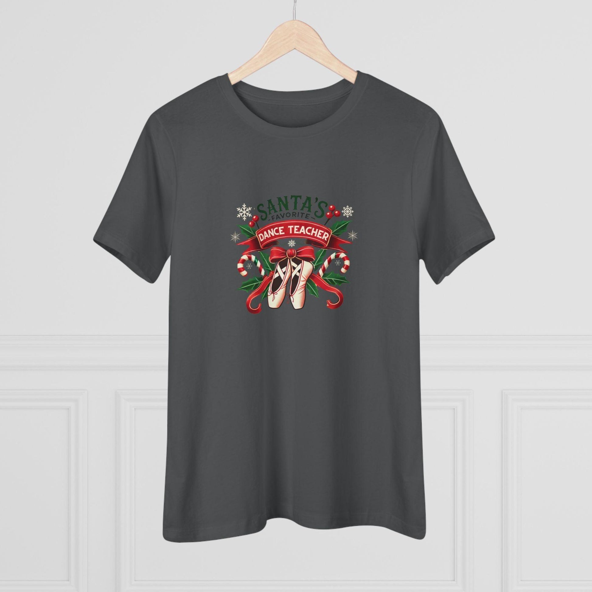 Santa's Favorite Dance Teacher Women's Softstyle Tee - Whippie's