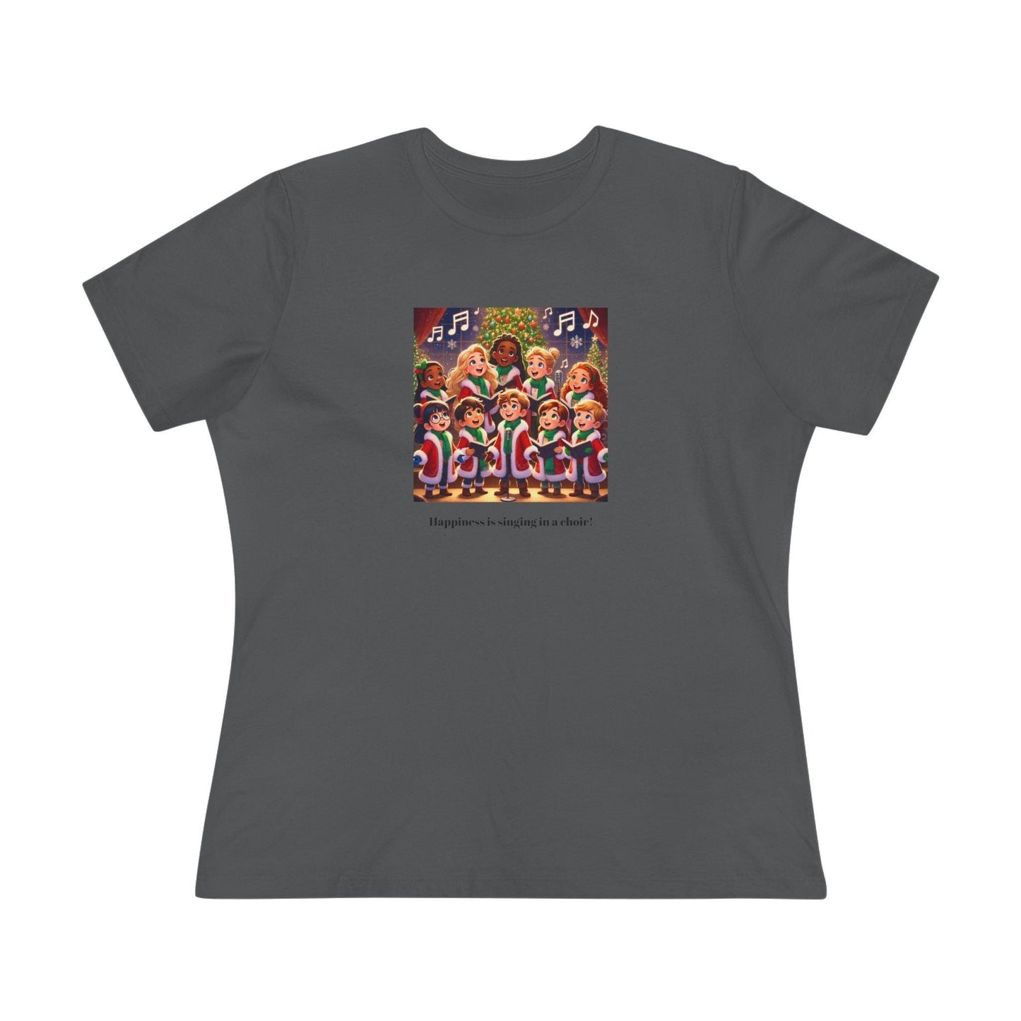 Happiness is Singing in a Choir - Women's Tee - Whippie's