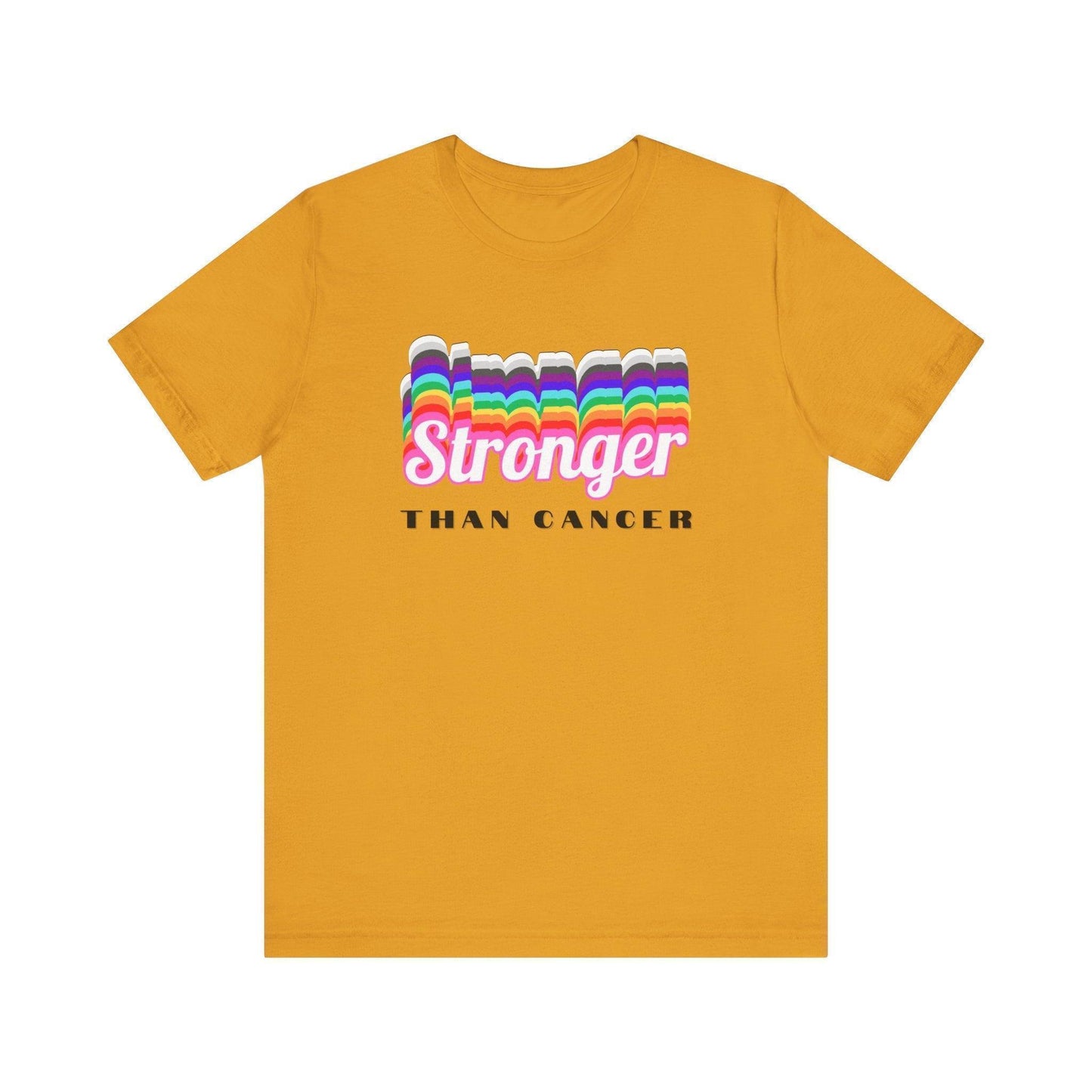 💪 Stronger Than Cancer 🎗️ Unisex Jersey Tee ✨ Show your support, wear your strength. - Whippie's