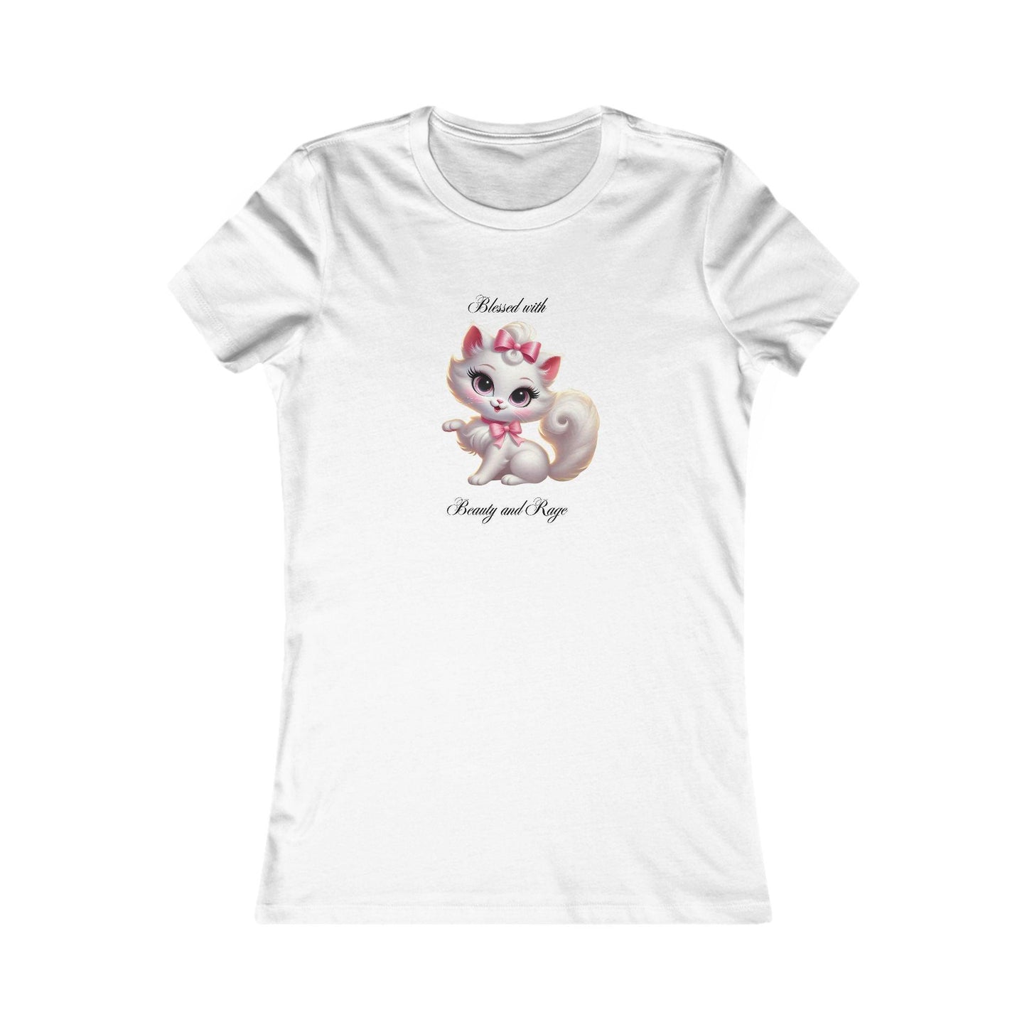 Blessed with Beauty & Rage - Women's Favorite Tee ๐ฑ๐ - Whippie's