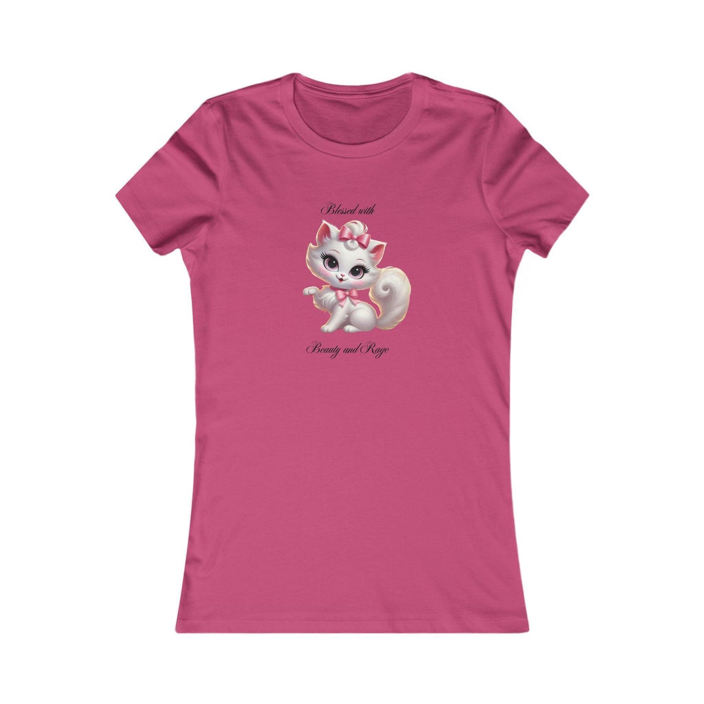 Blessed with Beauty & Rage - Women's Favorite Tee ๐ฑ๐ - Whippie's