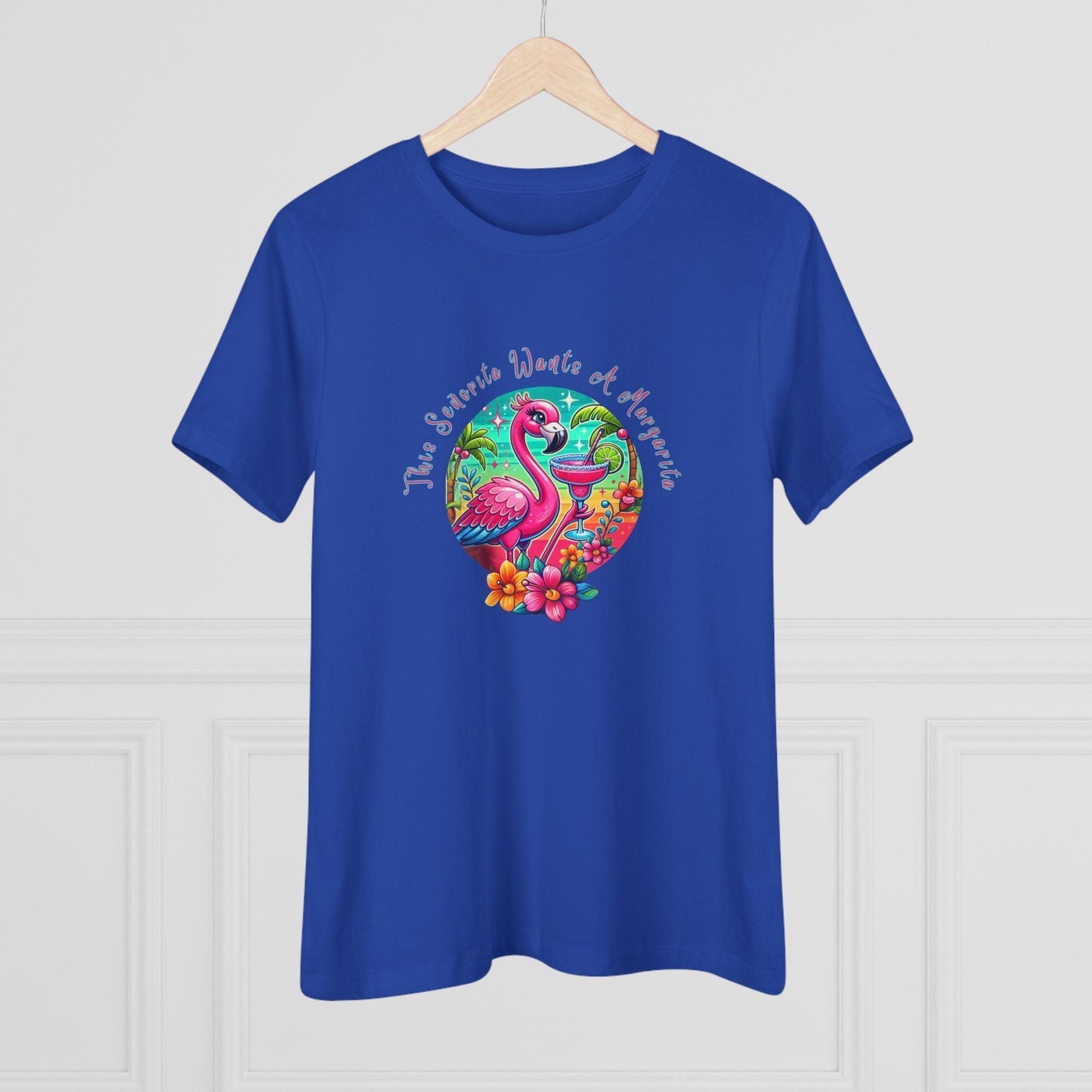 This Señorita Wants a Margarita - Women's Cotton Tee 🦩🍹 - Whippie's