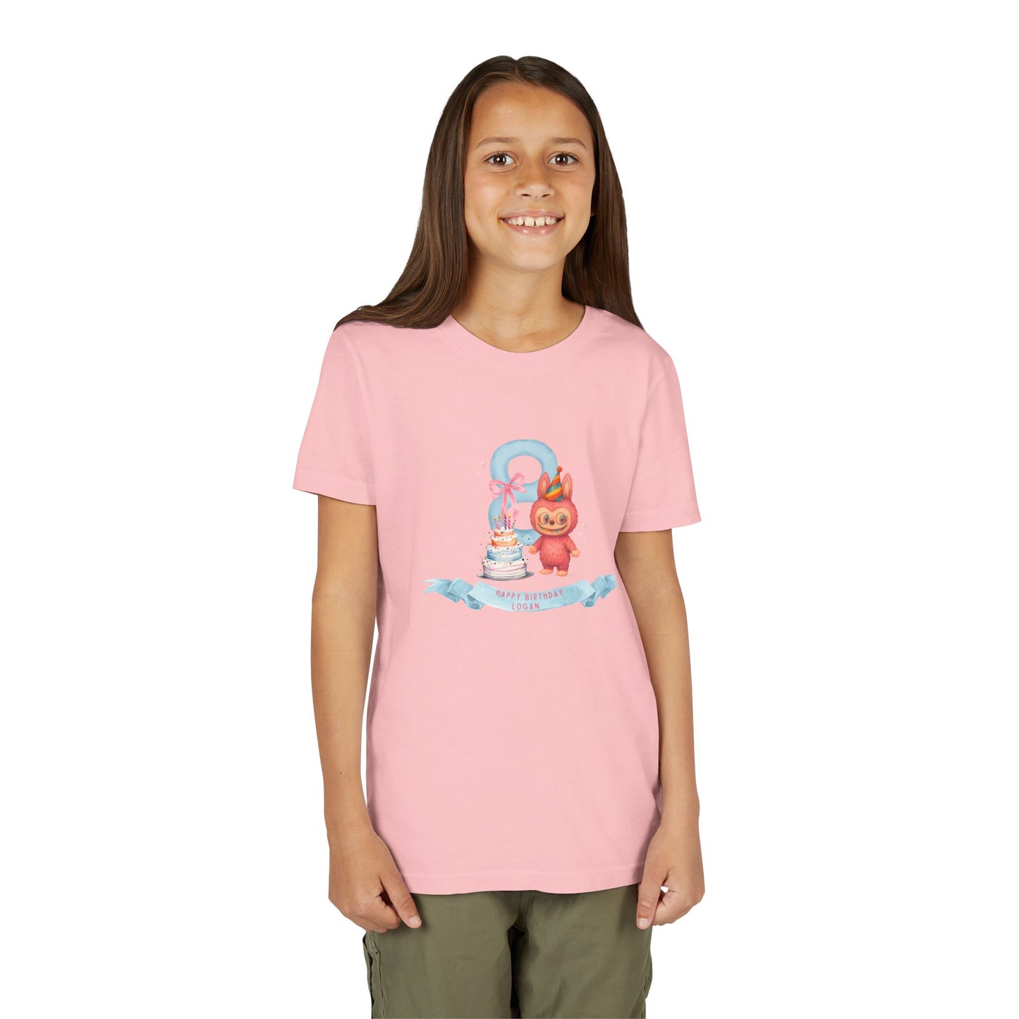 Labubu Birthday Youth Tee - Personalizable - Whippie's