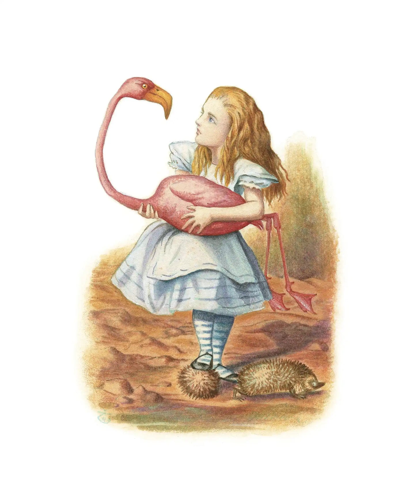 Alice in Wonderland - Flamingo - Travel mug with a handle - Whippie's