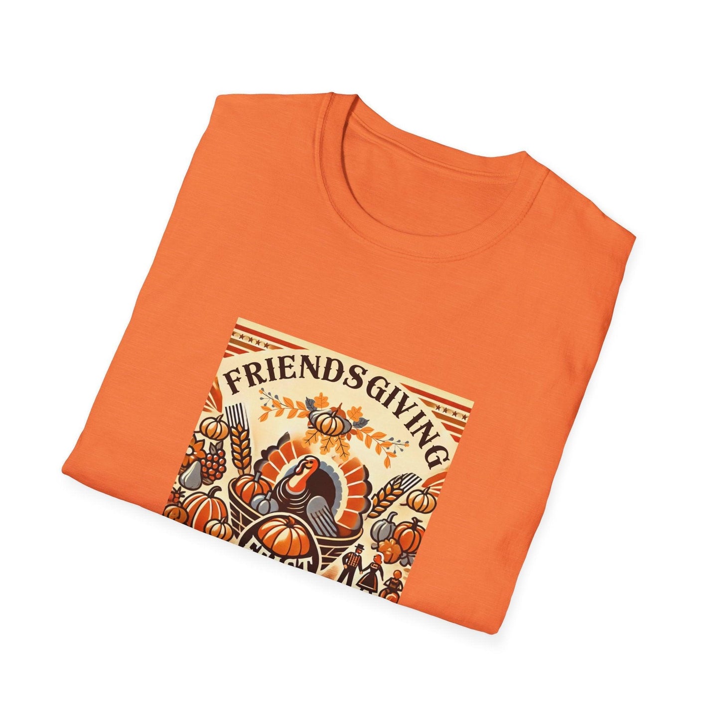 Friendsgiving Feast - A Harvest of Gratitude 🍂🦃 - Unisex T-Shirt - Whippie's