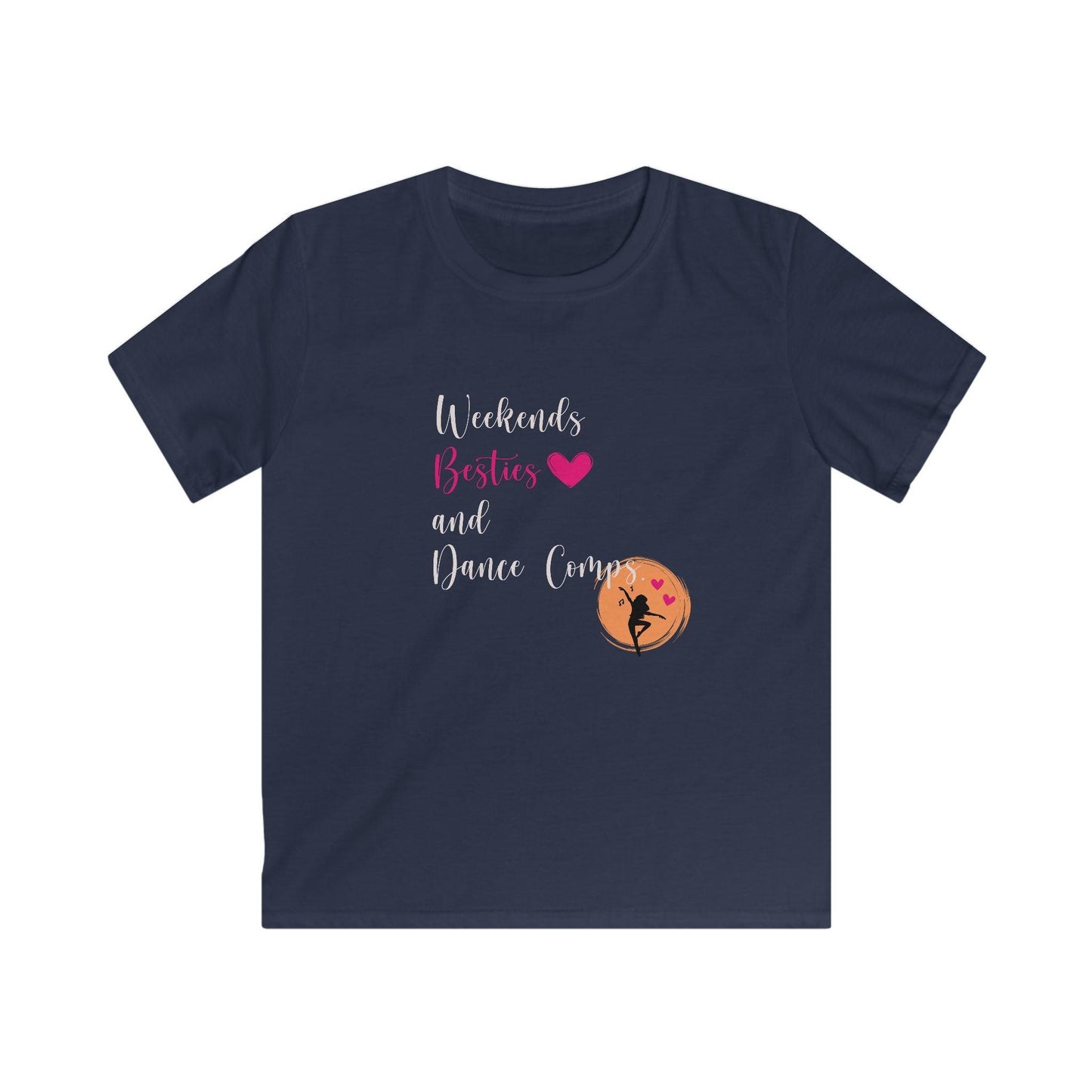 Weekends, Besties, & Dance Comps Youth Tee - 👯♀️💖 Dance Friends Make the Best Friends! 💖👯♀️ - Whippie's