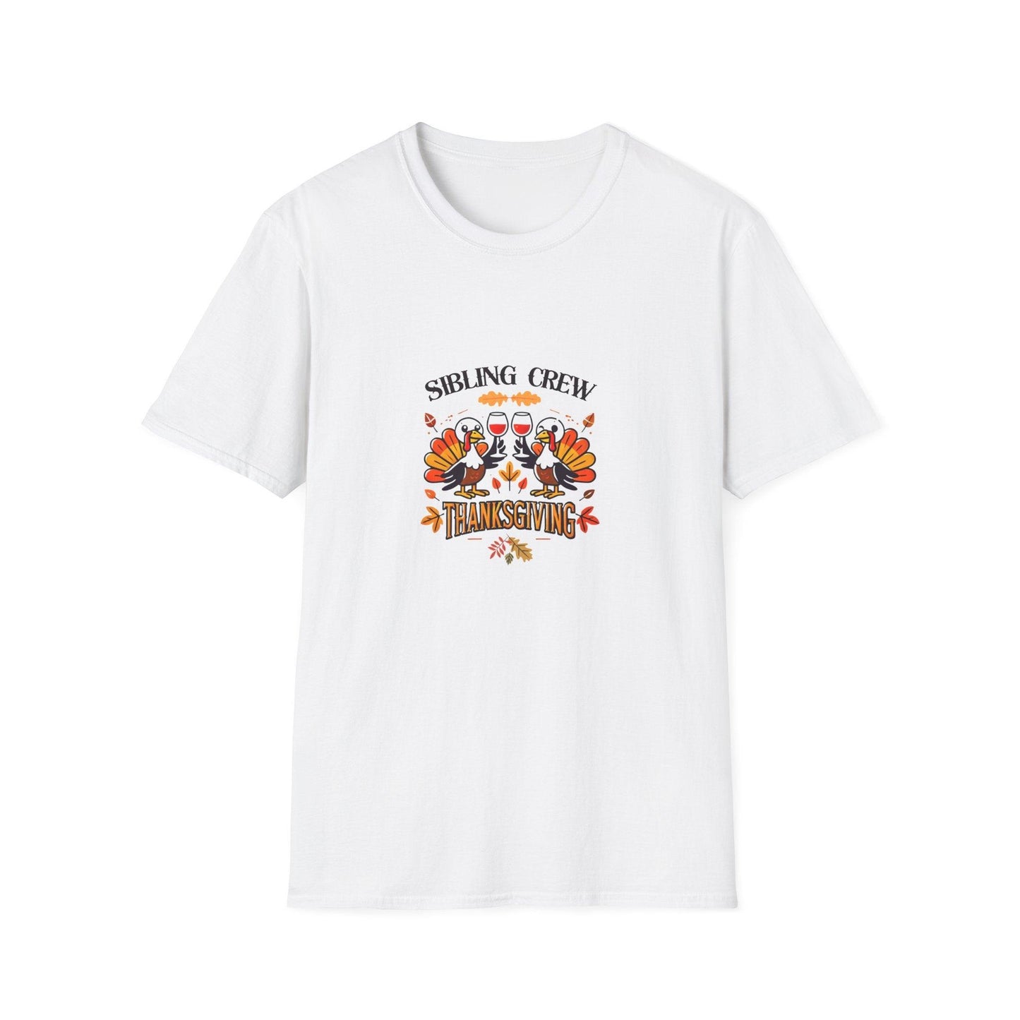 Thanksgiving Sibling Crew - Wine Unisex T-Shirt - Whippie's