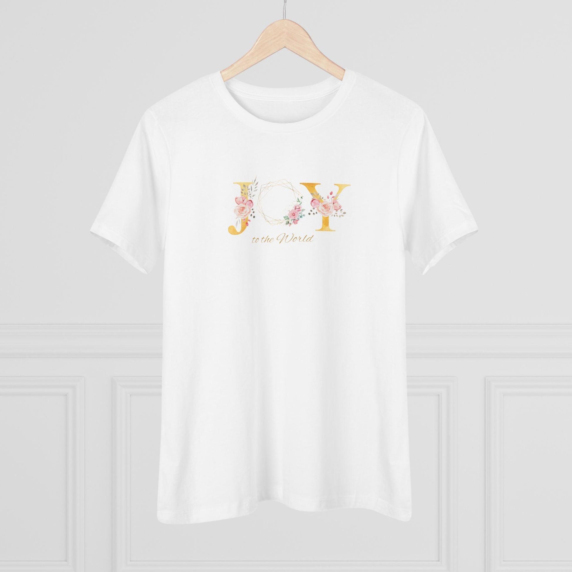 JOY to the World Women's Softstyle T-Shirt 🎄🌎💐 ✨ - Whippie's