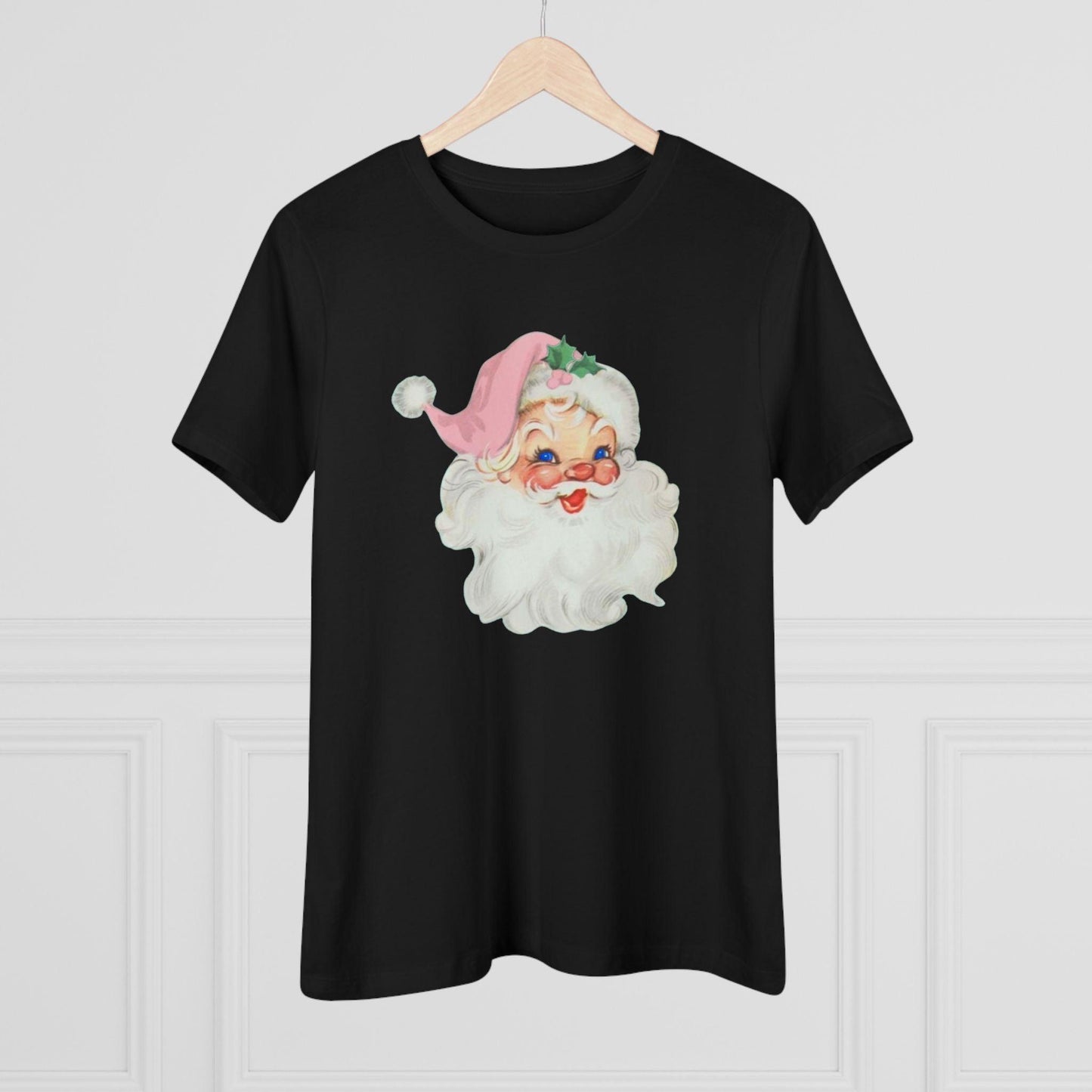 Blue-Eyed Santa Tee - Santa's Got the Blues (and We Love It!) 💙🎅 - Women's Softstyle Tee - Whippie's