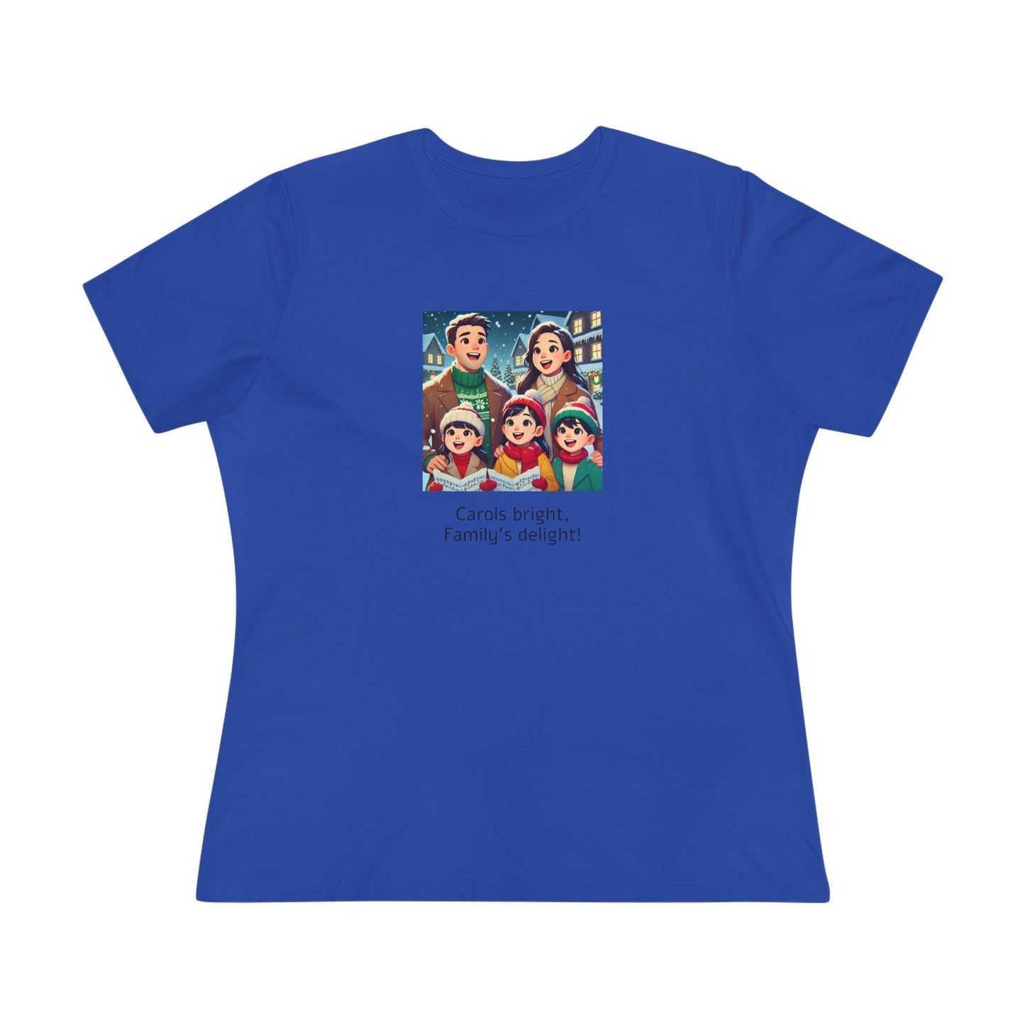 Carols bright, Family's delight! - Women's Softstyle Tee - Whippie's