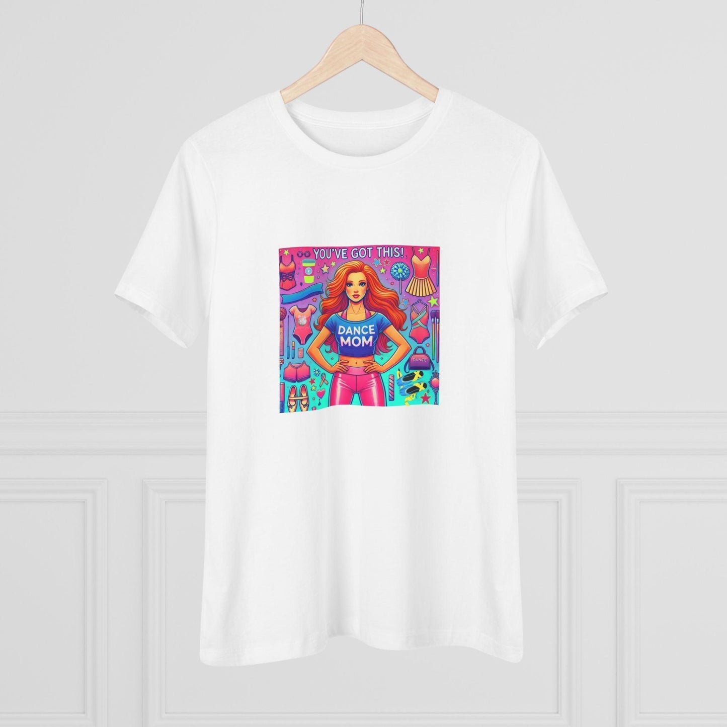 Dance Mom: You've Got This - Red Hair Mom - Women's Softstyle Tee - Whippie's