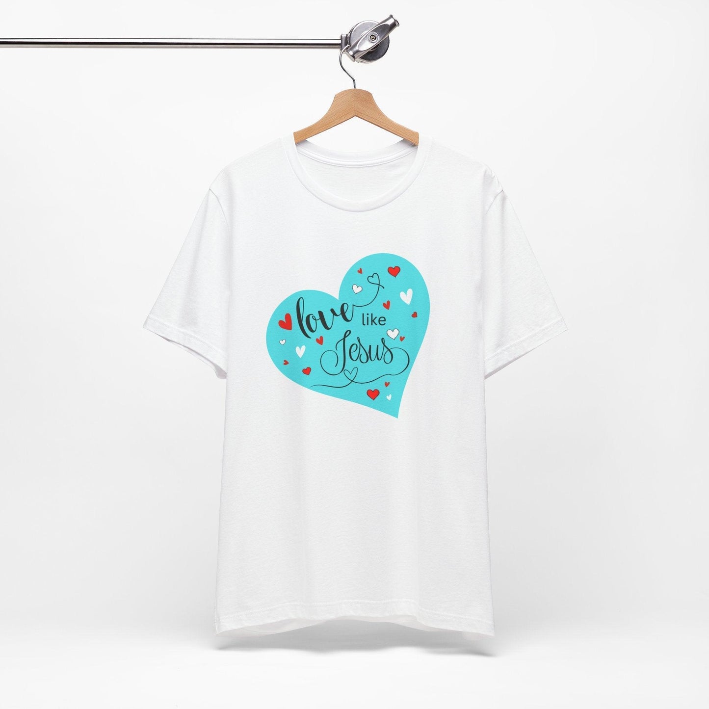 💙 Love Like Jesus ❤️ Unisex Jersey Tee ✨ Spread love and kindness. - Whippie's
