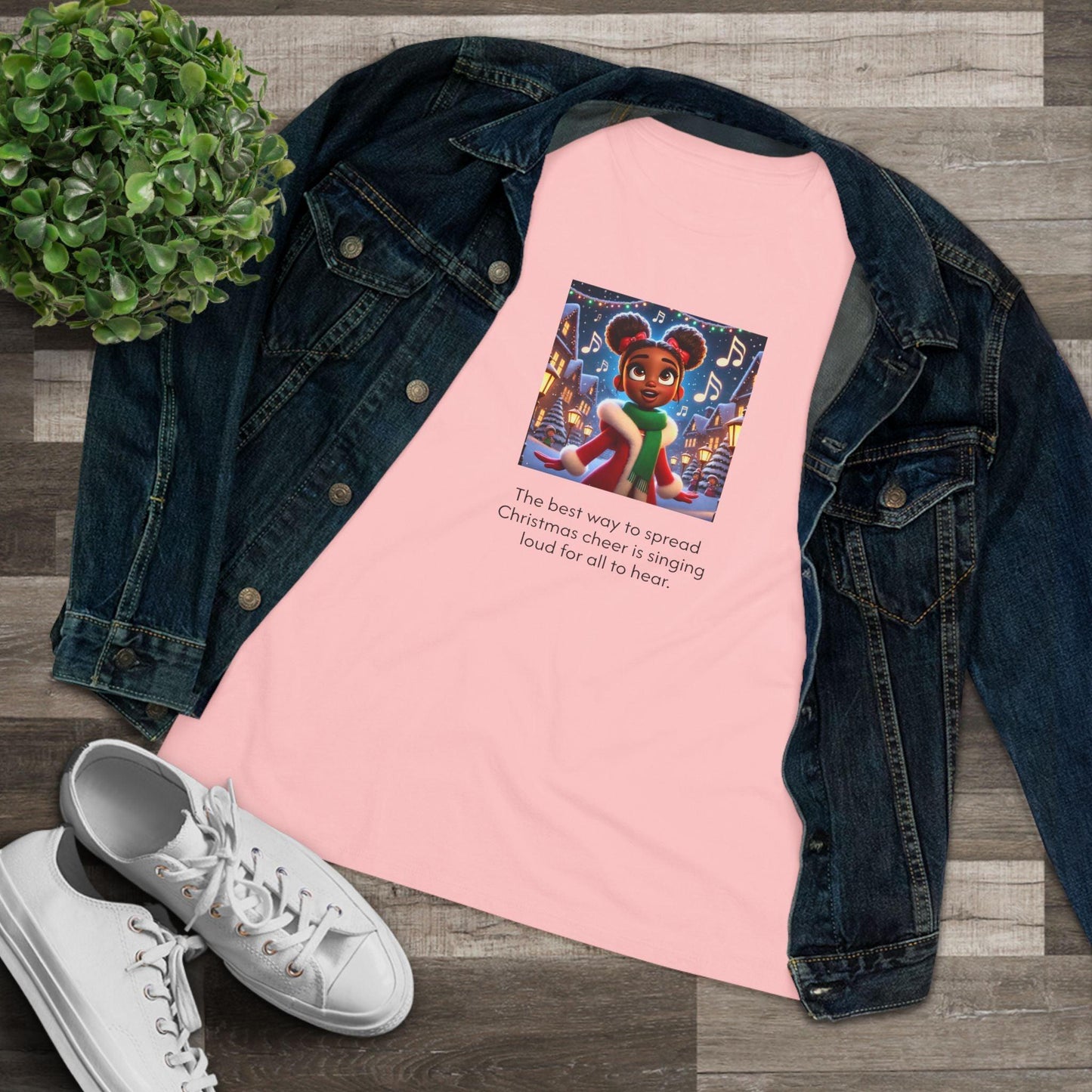 Caroler - Christmas Cheer - BHSB Girl - Women's Softstyle Tee - Whippie's