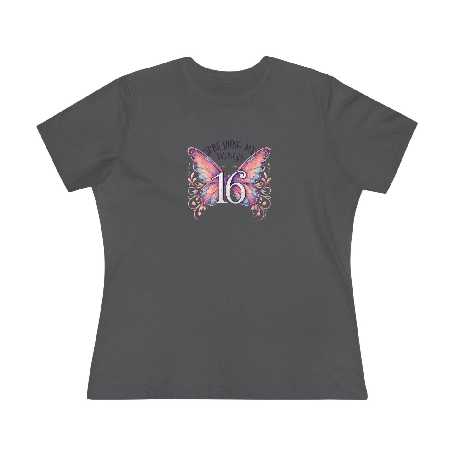 Spread My Wings at 16 - Soaring into a New Chapter 🦋 - Women's Softstyle Tee - Whippie's