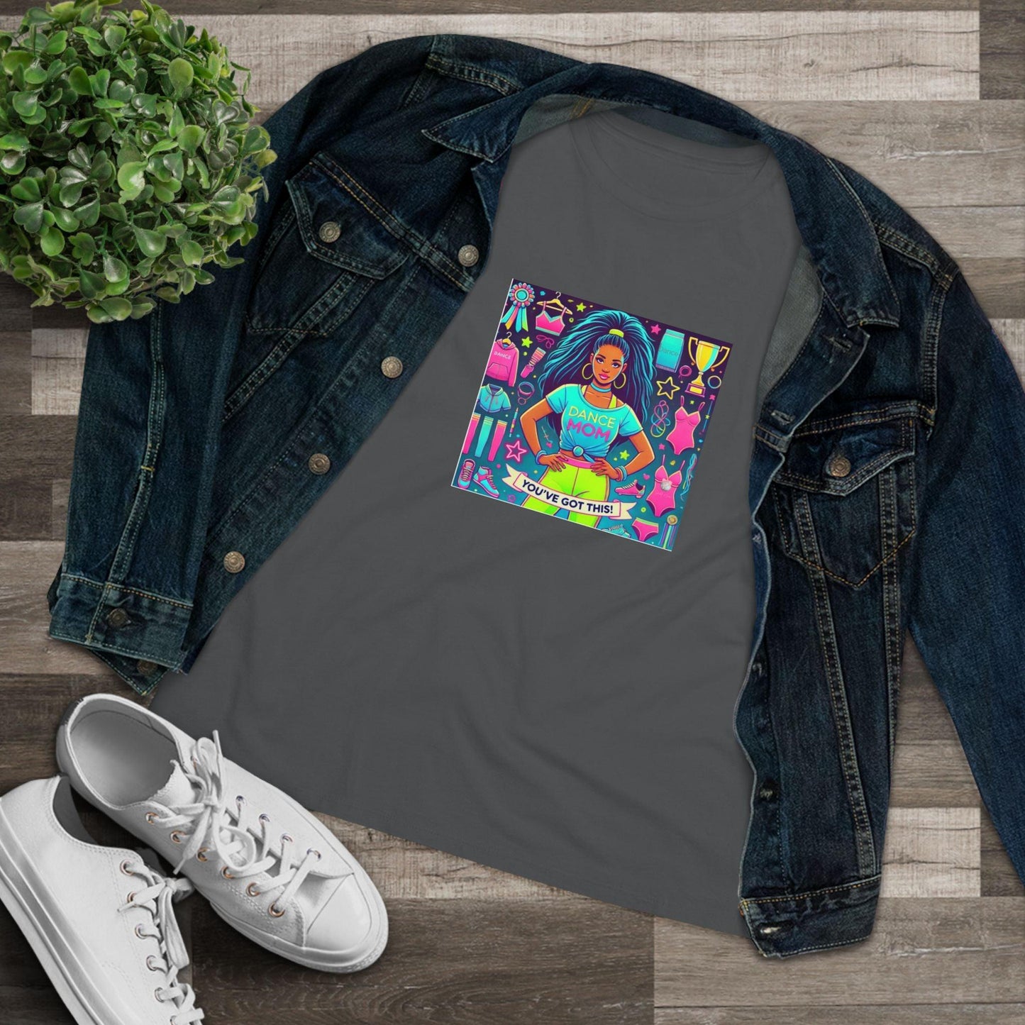 Dance Mom Magic (Young Black Mom) - A Colorful Celebration 🌈 - Whippie's