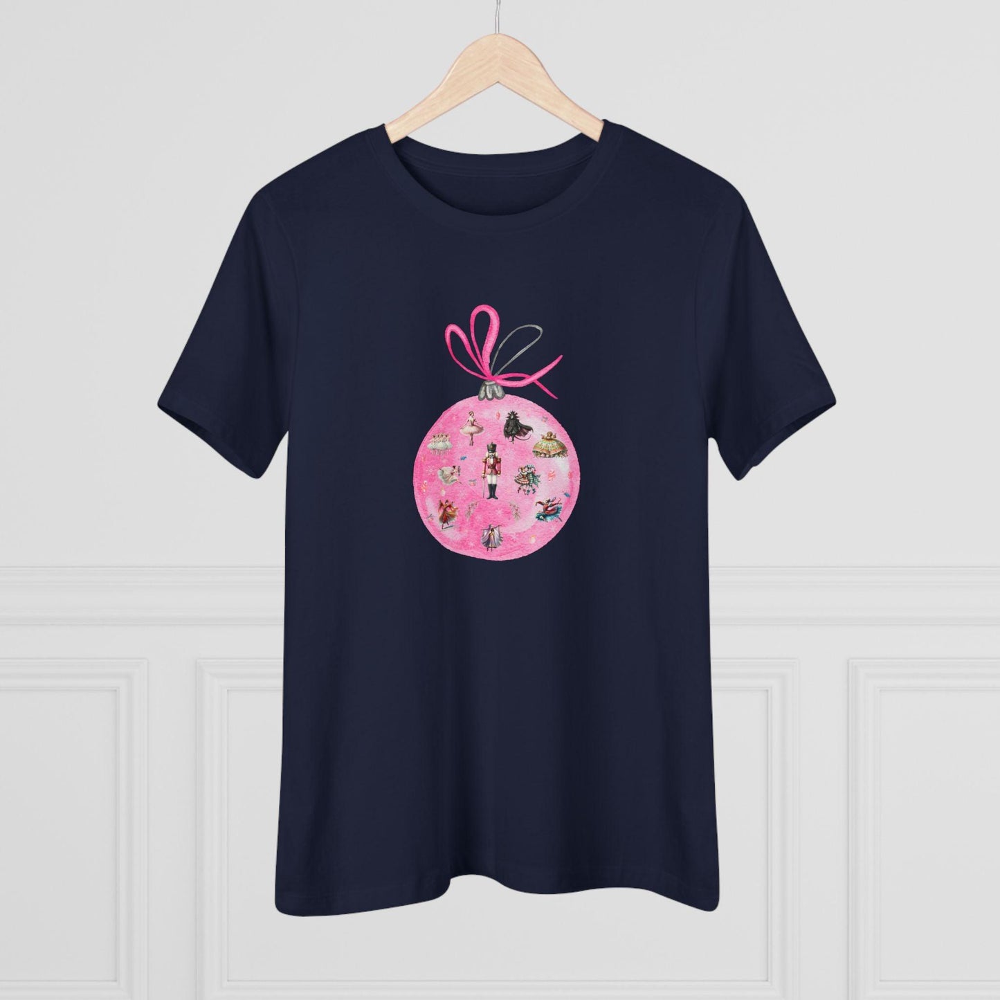 Nutcracker Ornament - A Whimsical Winter Wonderland! 🎄✨ Women's Softstyle Tee - Whippie's