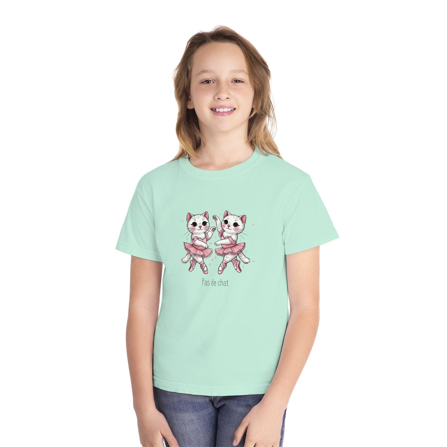 🐈⬛ Pas de Chat 🩰 Youth Midweight Tee ✨ - Whippie's