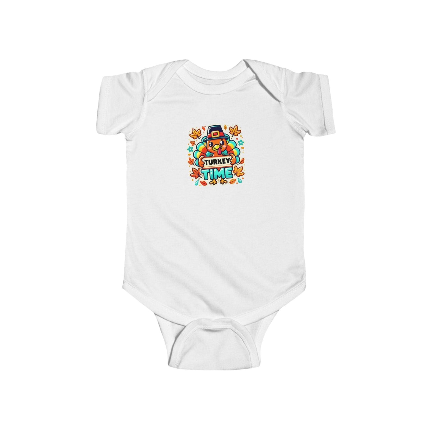Thanksgiving Collection: “Turkey Time” Baby Onesie It’s Turkey Time! - Whippie's