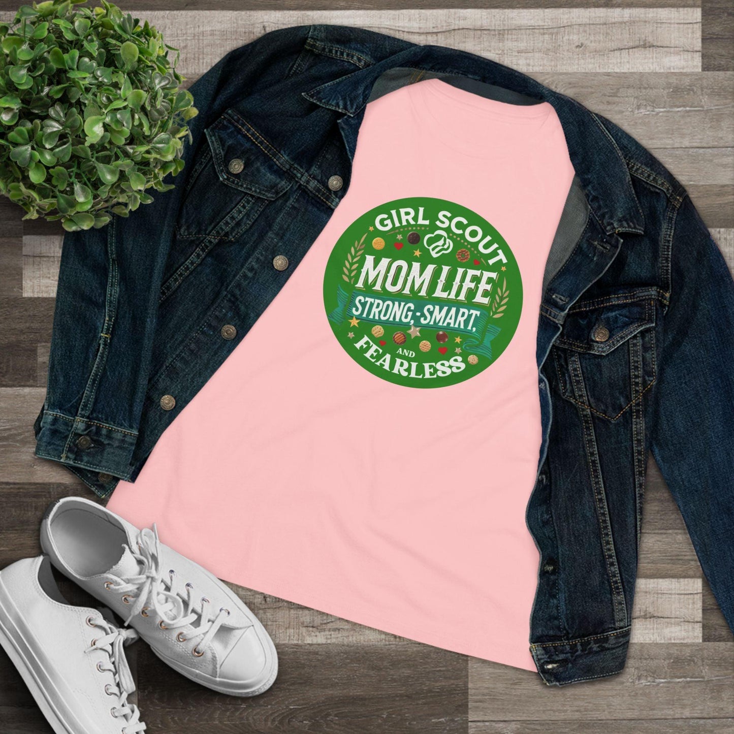 Girl Scout Mom Life - Women's Tee - Strong, Smart & Fearless! - Whippie's