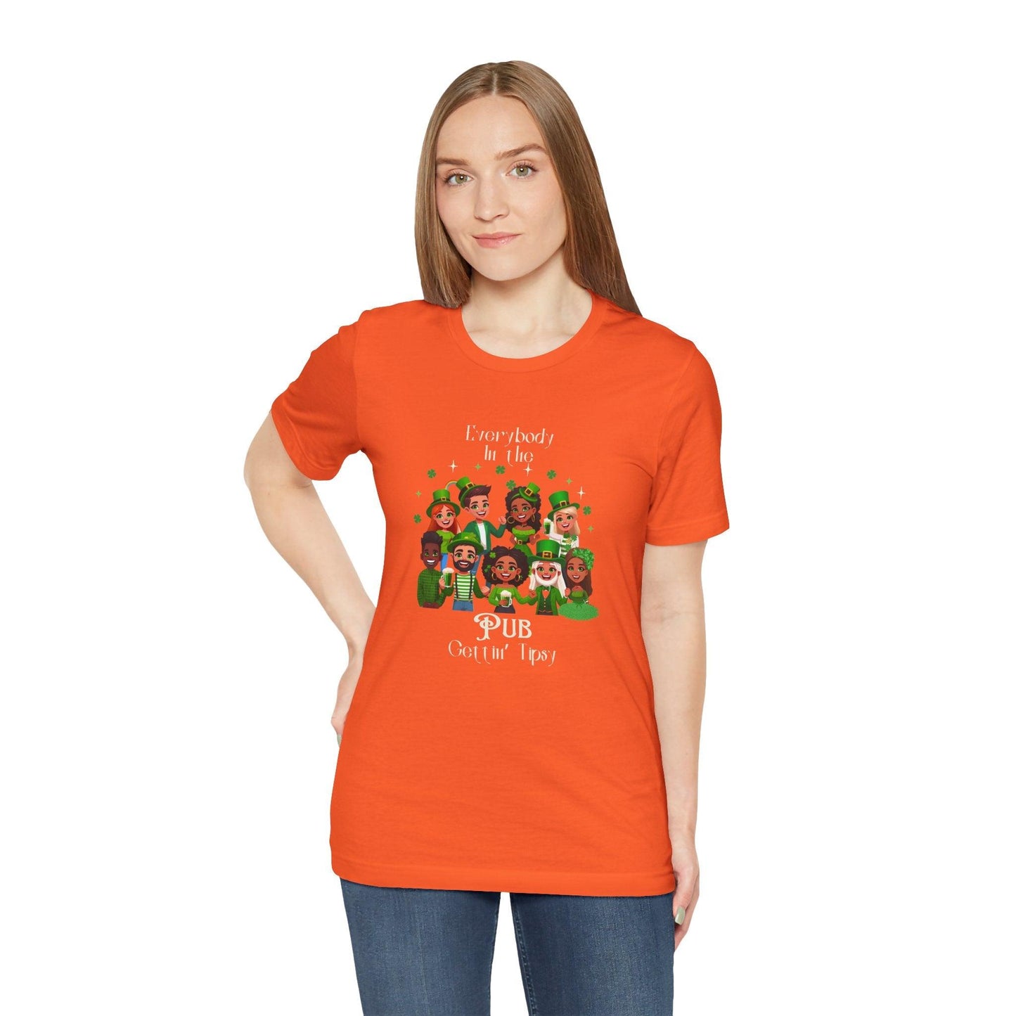 "Everybody in the PUB Gettin' Tipsy" Unisex Jersey Tee - Whippie's