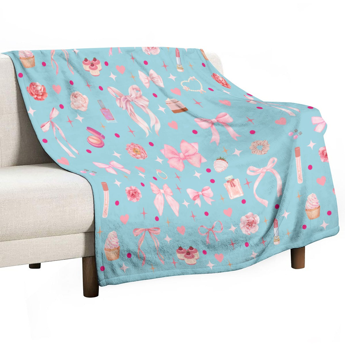 Pretty in Pink Flannel Blanket - Whippie's