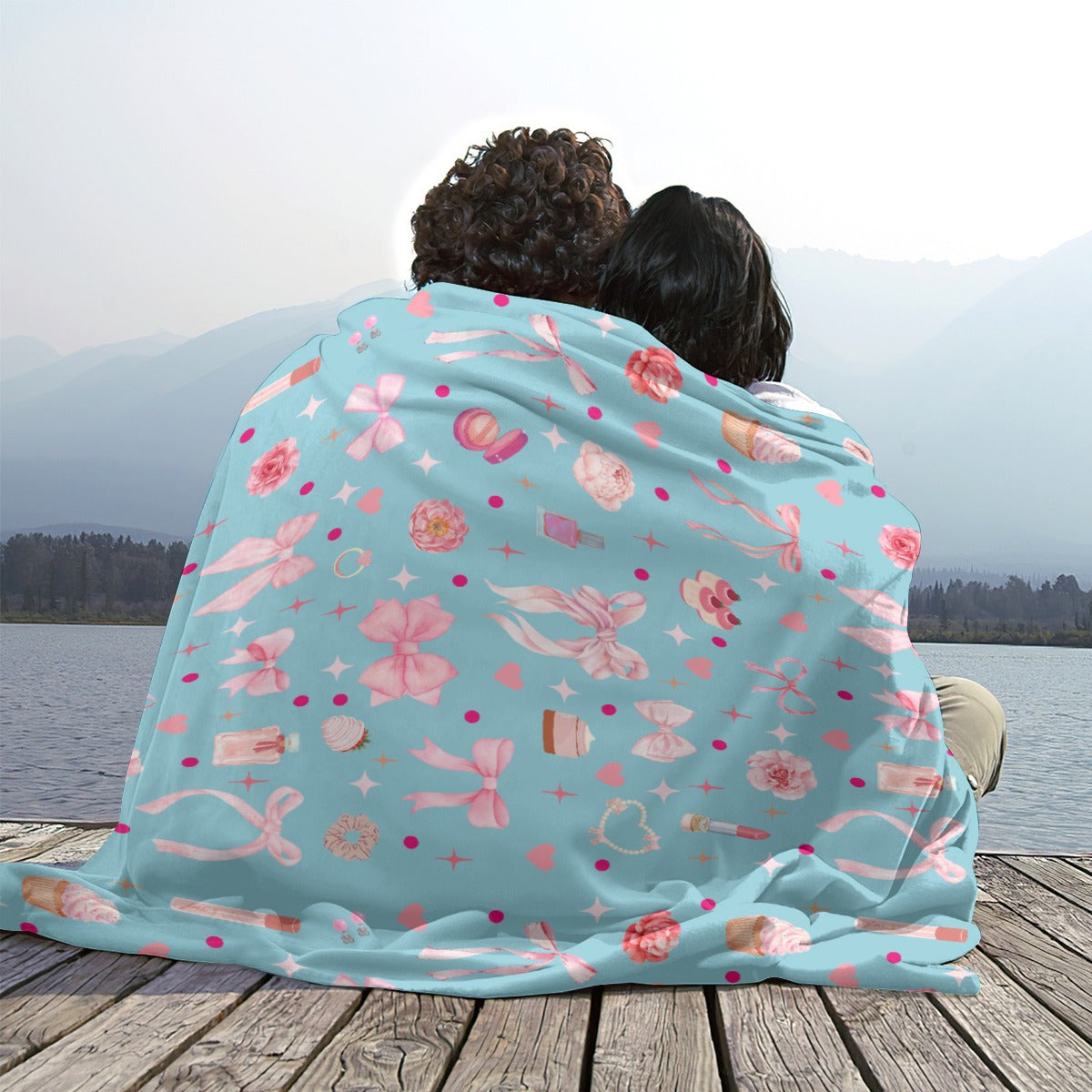 Pretty in Pink Flannel Blanket - Whippie's