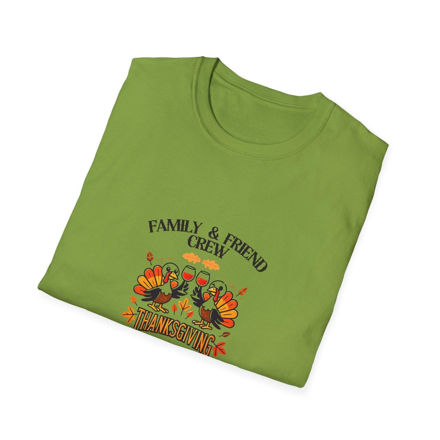 Thanksgiving Family & Friends Crew - Cheers to the Crew! 🦃🥂🍁 Unisex T-Shirt - Whippie's
