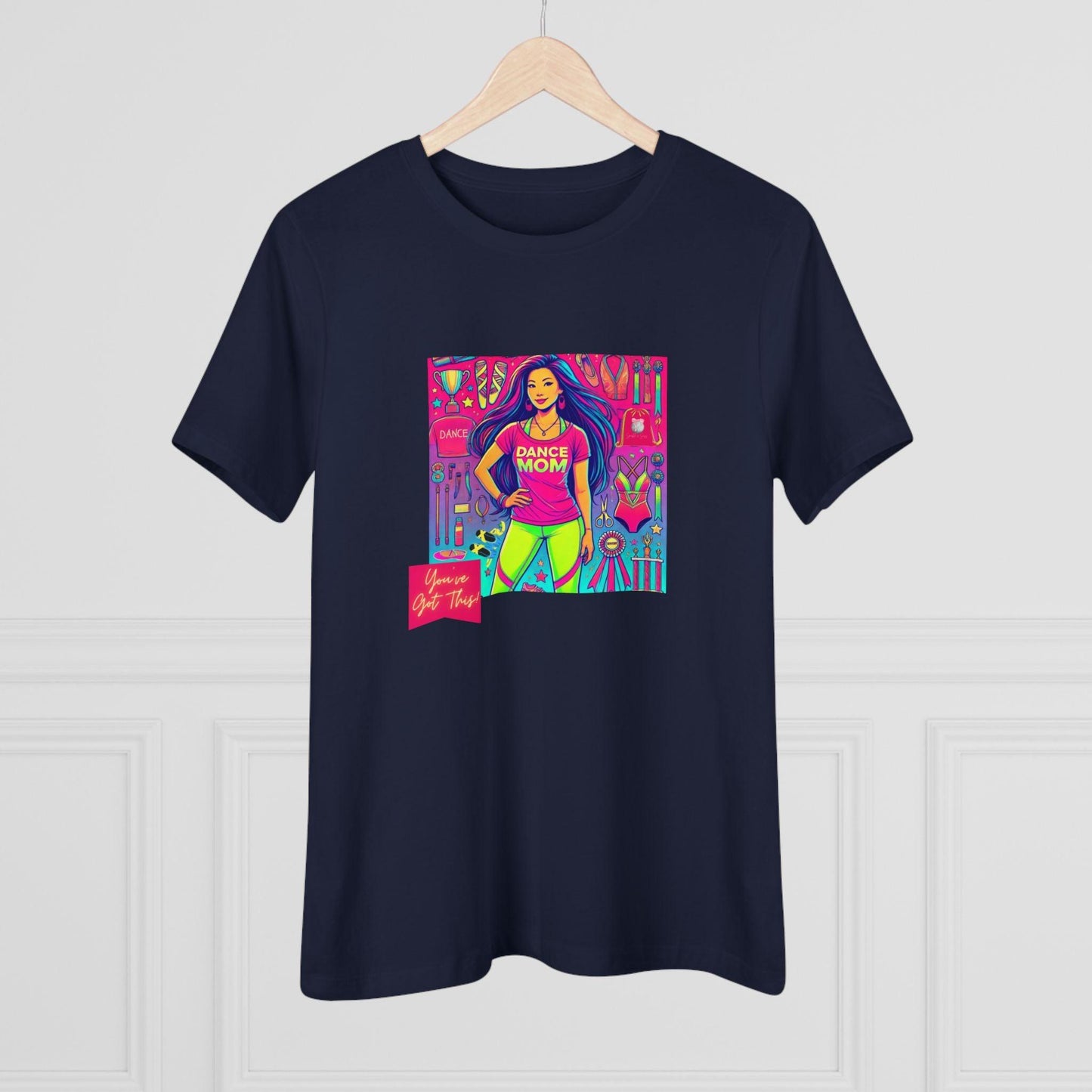 Dance Mom Magic (Asian Mom) - A Colorful Celebration 🌈 - Women's Softstyle Tee - Whippie's