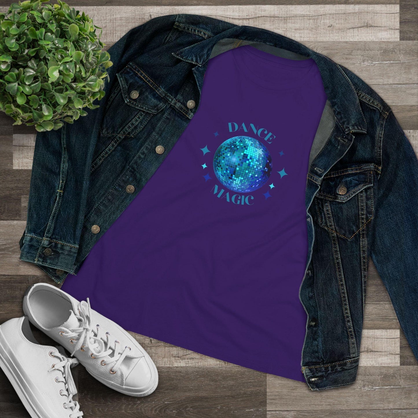 Dance Magic - Disco Ball - Women's Sofstyle Tee! ✨🕺 - Whippie's