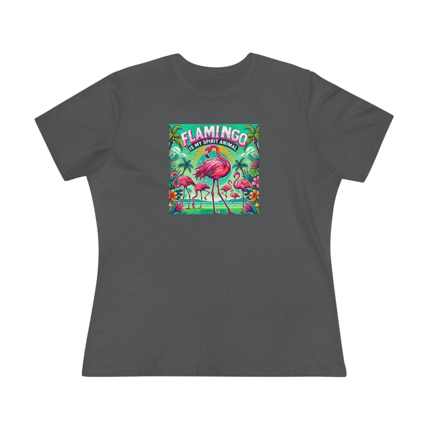 Flamingo is My Spirit Animal - Women's Softstyle Tee - Whippie's