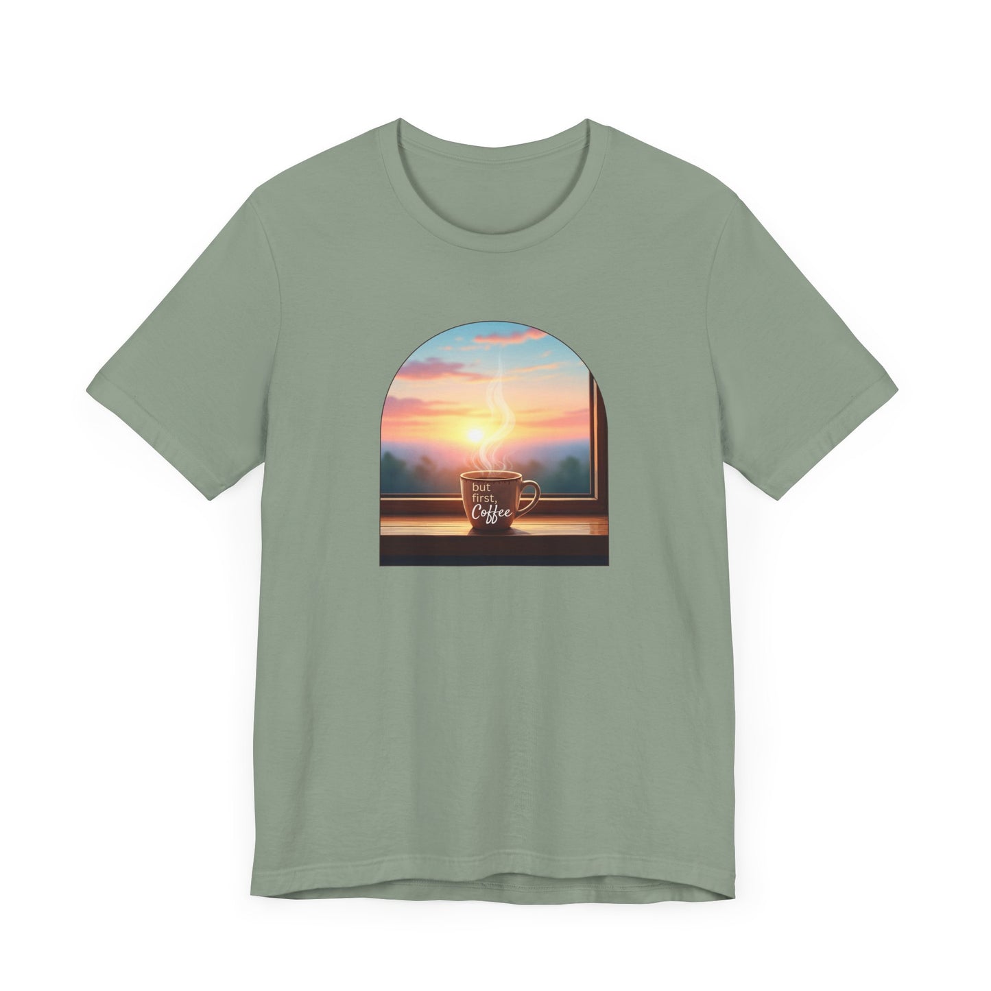 But First, Coffee - Unisex Jersey Tee - Whippie's