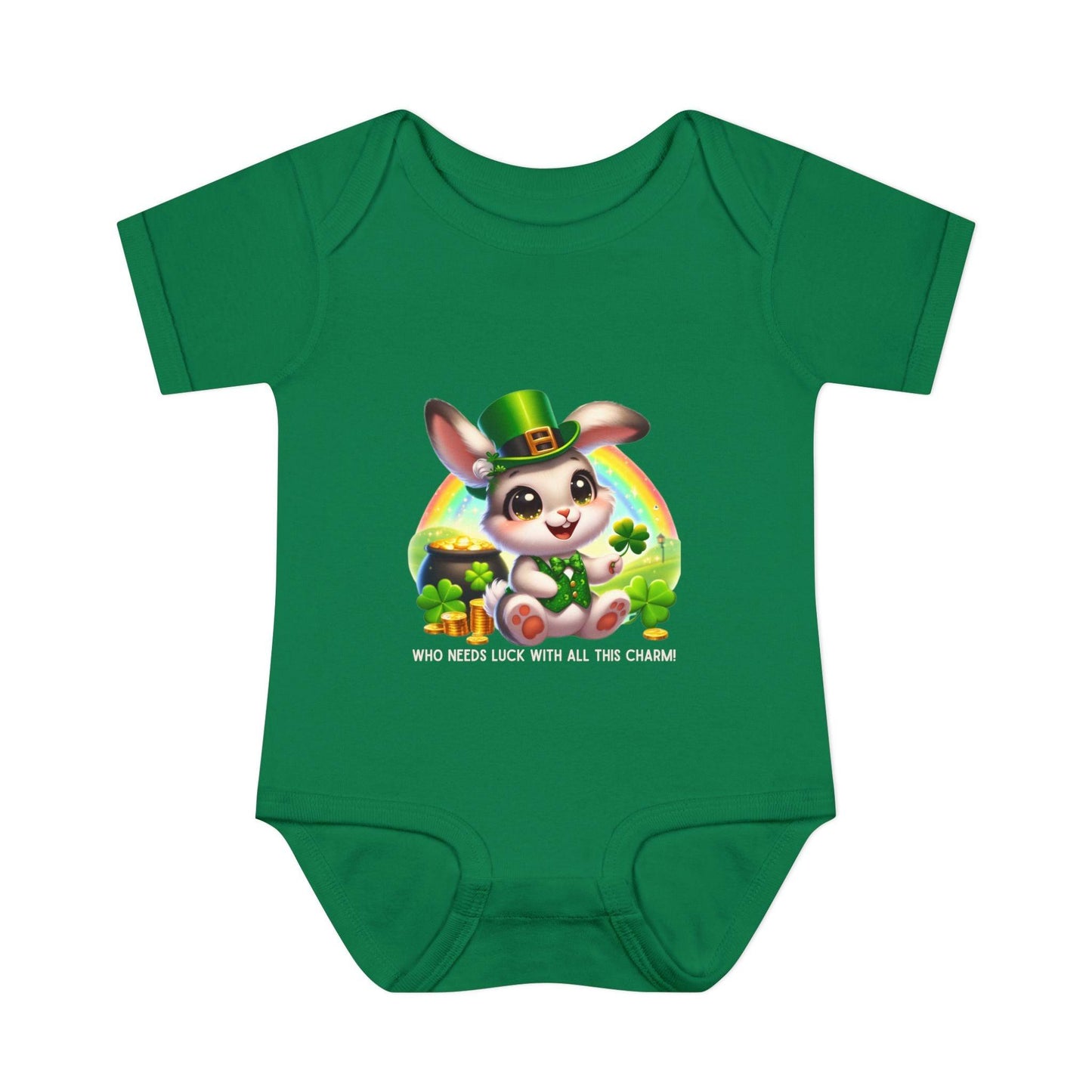 Who Needs Luck with All This Charm? Onesie - Spread Luck and Laughter! 🍀🍀 - Whippie's