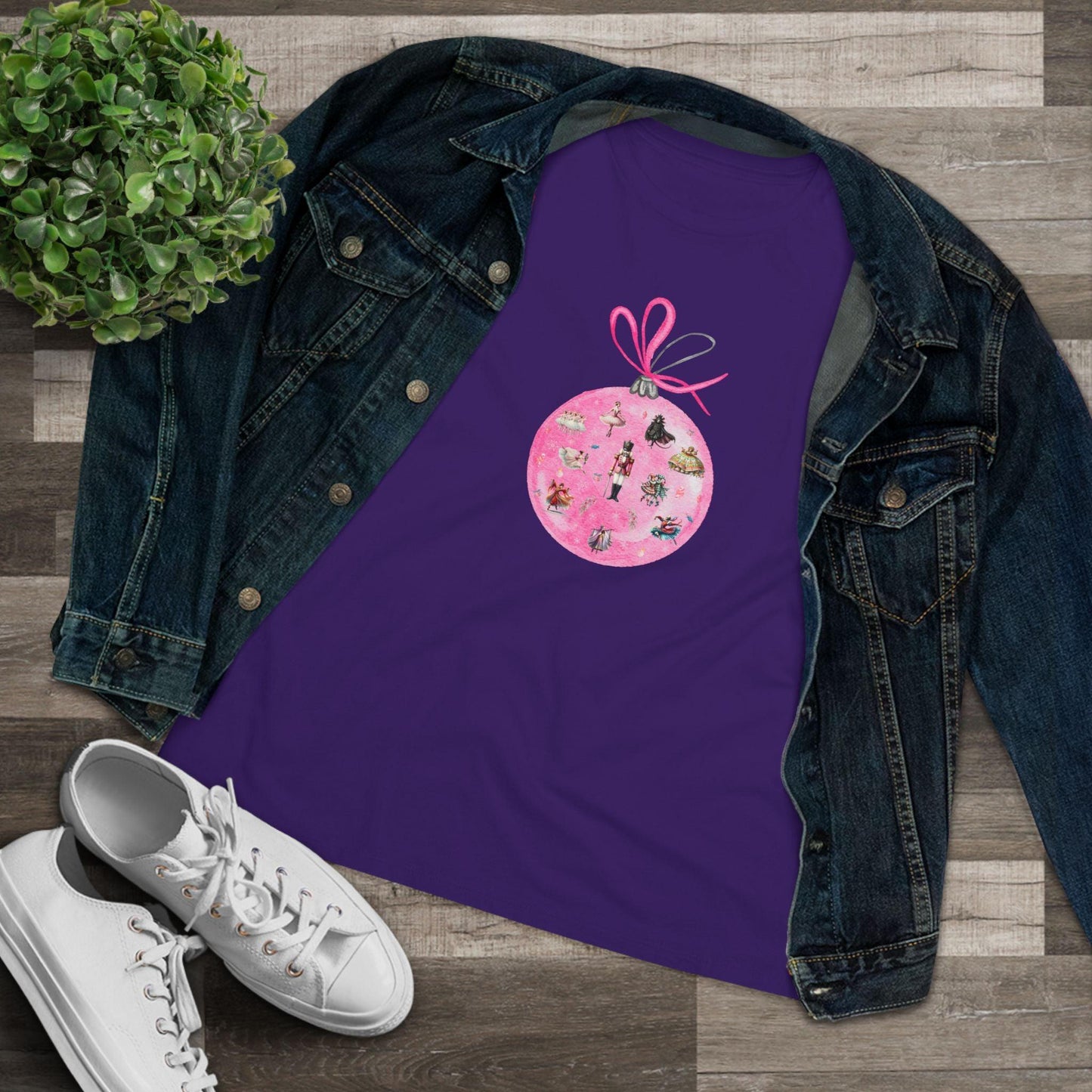 Nutcracker Ornament - A Whimsical Winter Wonderland! 🎄✨ Women's Softstyle Tee - Whippie's