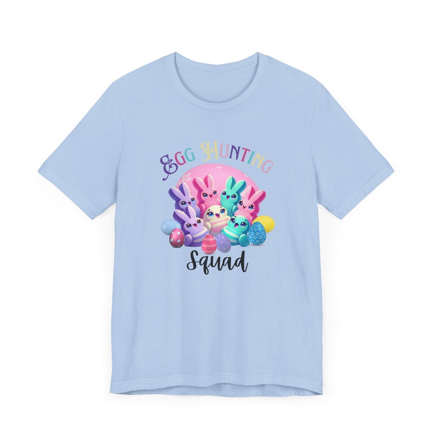 Egg Hunting Squad Unisex Jersey Tee - 🐣🐰 Hop into Easter Fun! 🐰🐣 - Whippie's