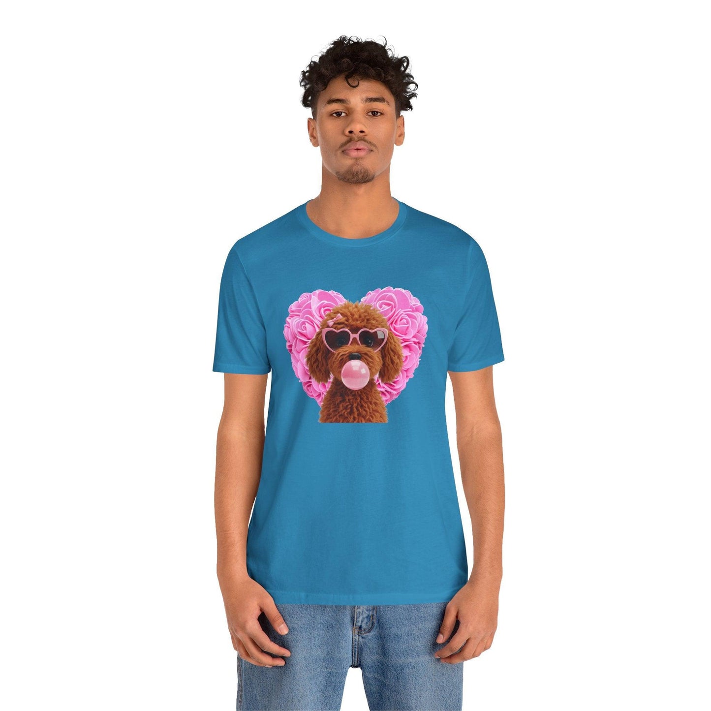 Doodle Love Unisex Jersey Tee - 💖 Cuteness Overload! 💖 - Whippie's