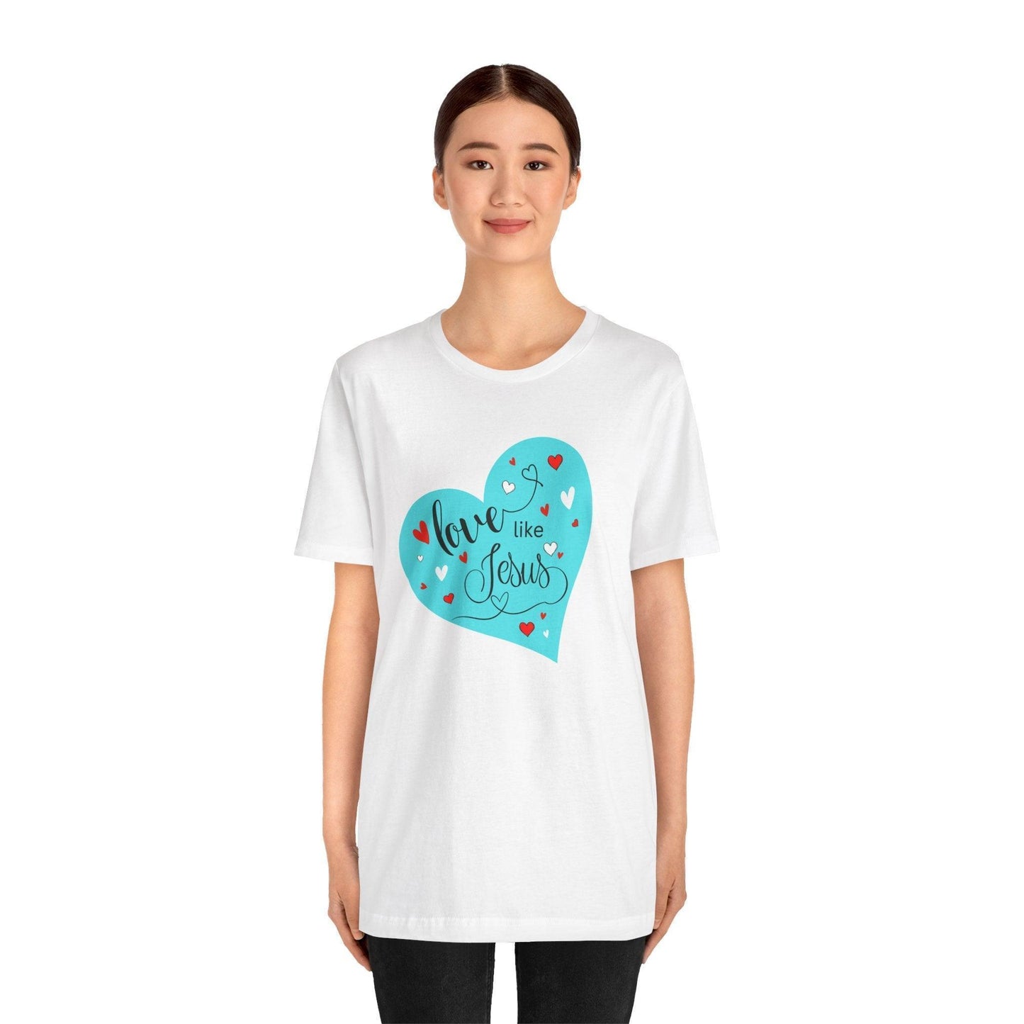 💙 Love Like Jesus ❤️ Unisex Jersey Tee ✨ Spread love and kindness. - Whippie's