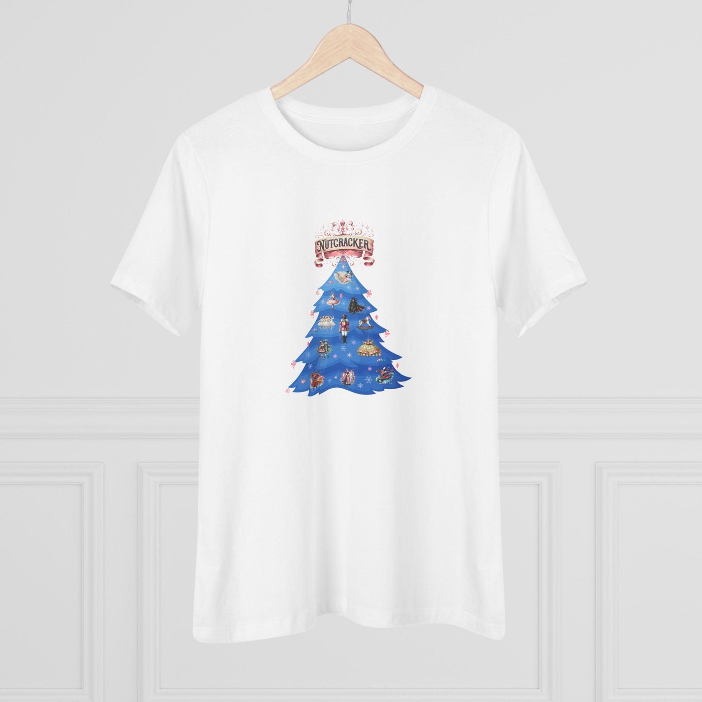 Nutcracker Christmas Tree - A Festive Affair! 🎄✨ Women's Softstyle Tee - Whippie's