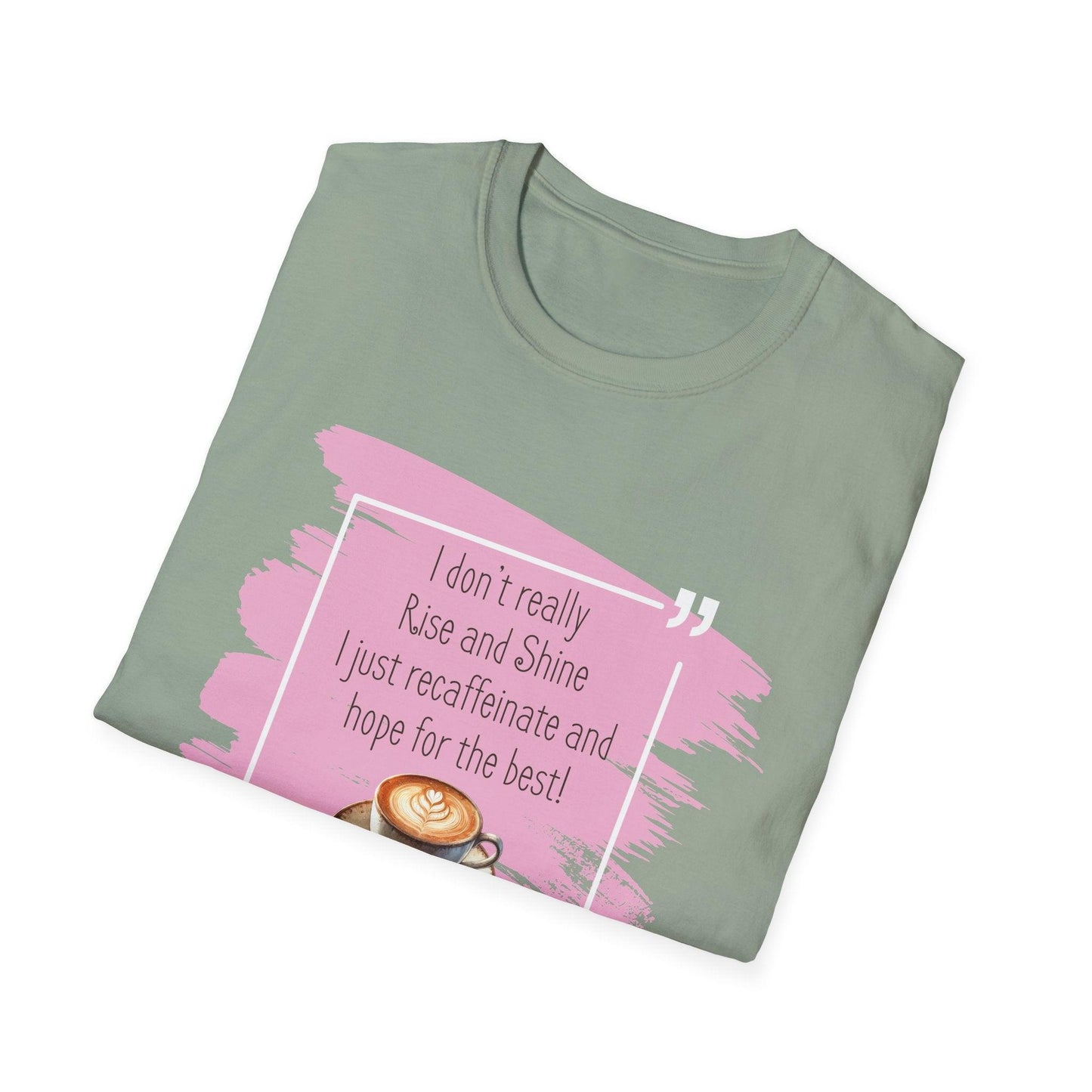 Recaffeinate & Hope Unisex Tee - But First, Coffee! ☕️💖 - Whippie's
