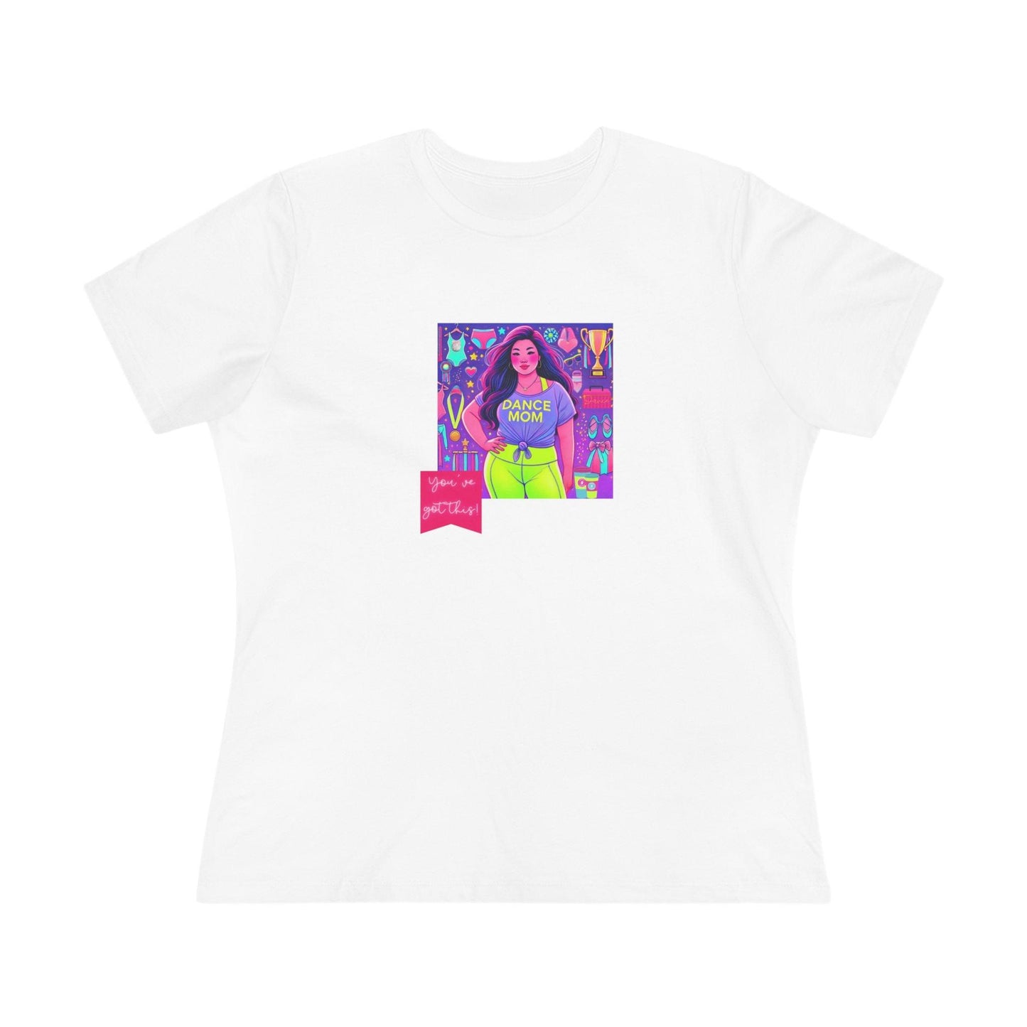 Dance Mom: You've Got This - Asian Mom (Curvy) - Women's Softstyle Tee Celebrate Your Inner Dance Mom! - Whippie's