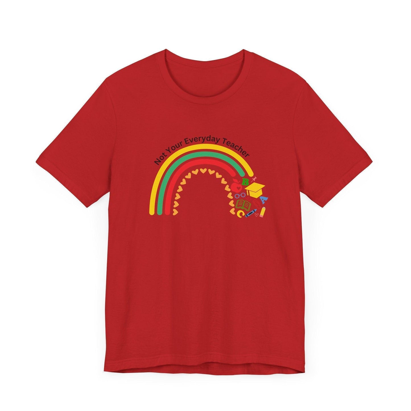 🌈 Not Your Everyday Teacher ❤️ Unisex Jersey Tee ✨ - Whippie's