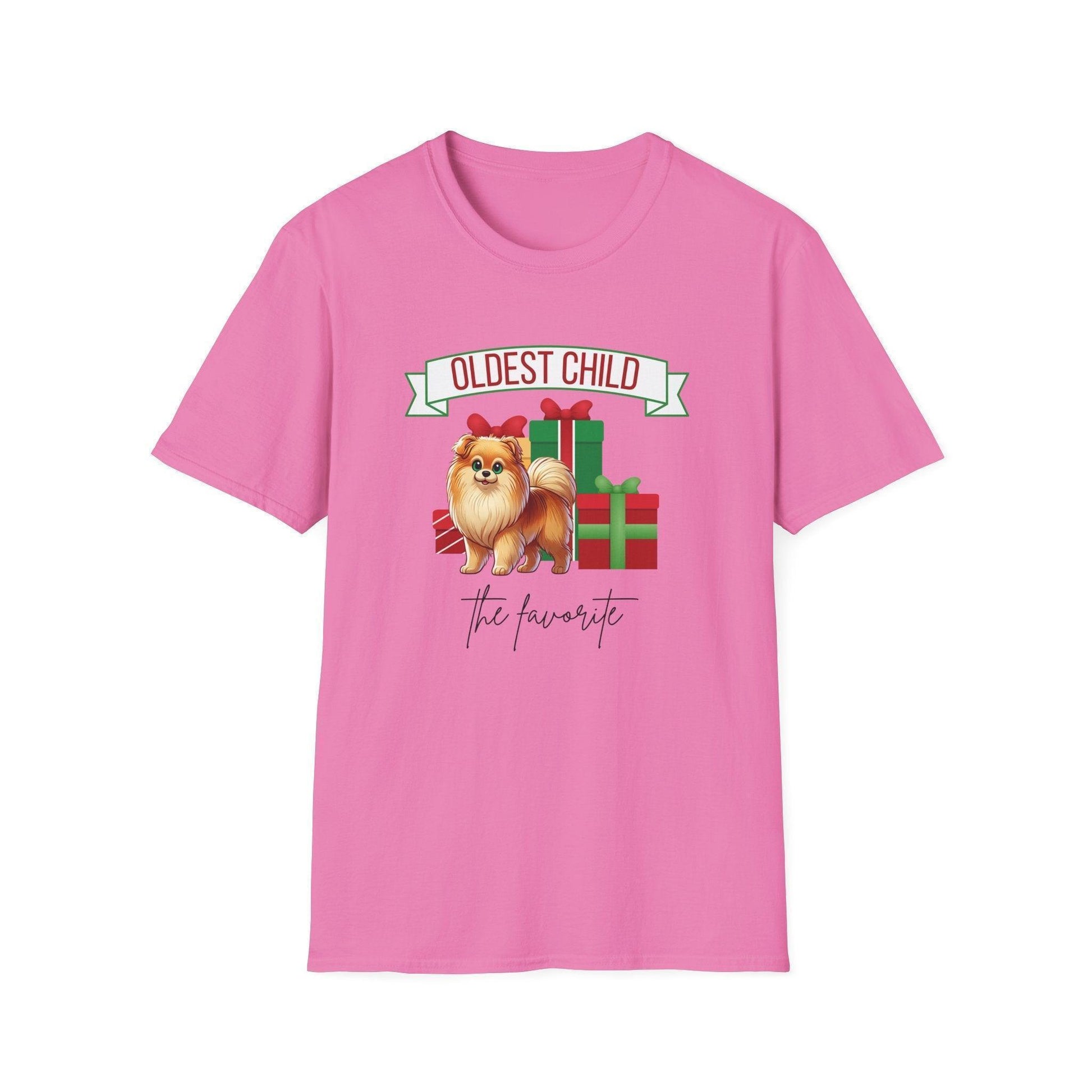 Oldest Child, The Favorite 🎁🐶 Pomeranian - Unisex Tee! 🎁👑 - Whippie's