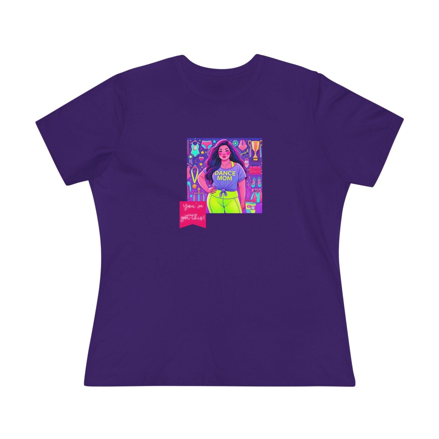 Dance Mom: You've Got This - Asian Mom (Curvy) - Women's Softstyle Tee Celebrate Your Inner Dance Mom! - Whippie's