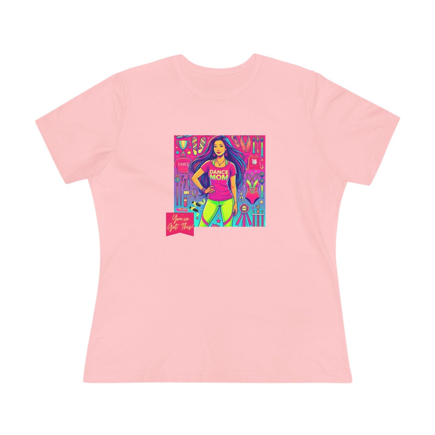 Dance Mom Magic (Asian Mom) - A Colorful Celebration 🌈 - Women's Softstyle Tee - Whippie's