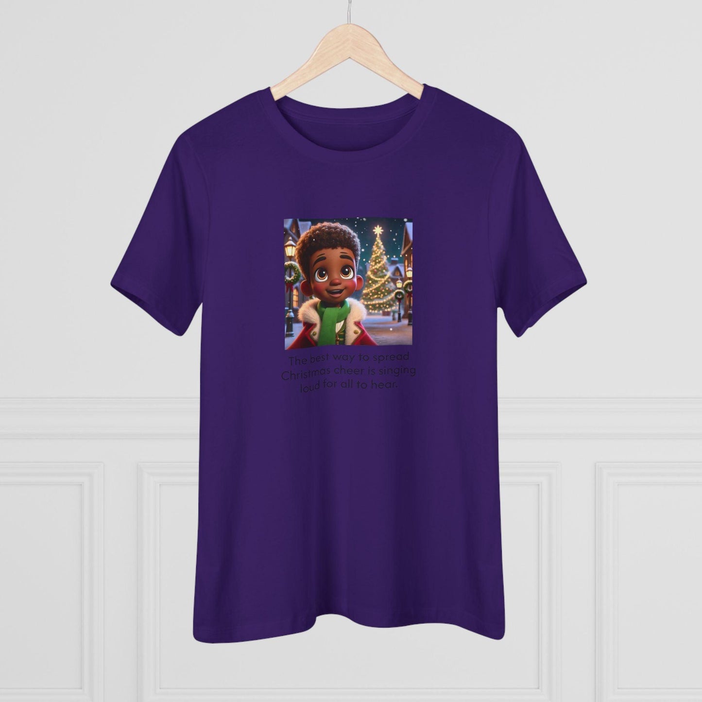 Caroler - Christmas Cheer - Younger BH Boy - Women's Tee - Whippie's