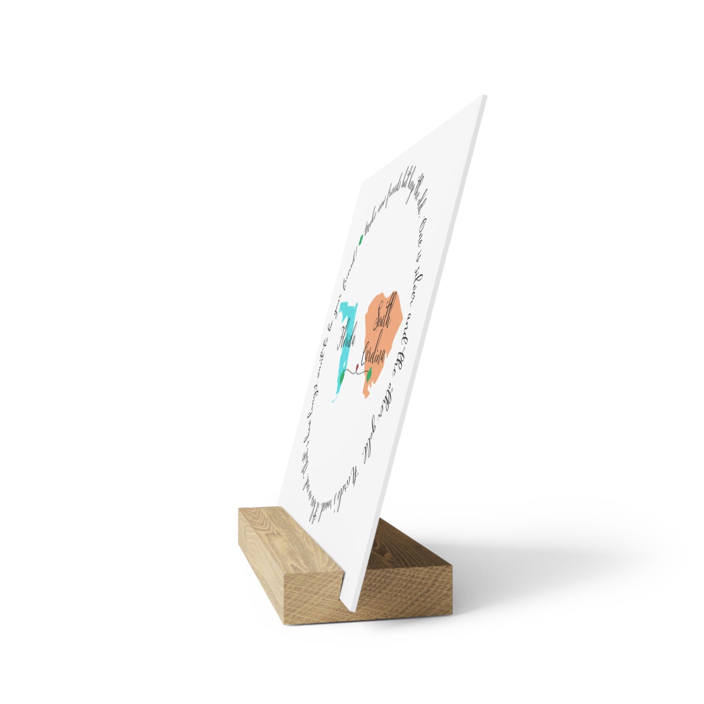 Girl Scout Friendship Moving to New State - Gallery Board with Stand - Personalizable - Whippie's