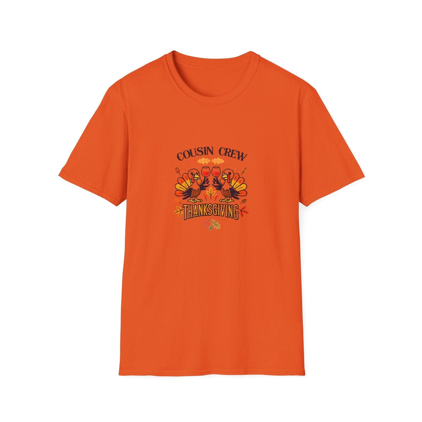 Thanksgiving Cousin Crew - Cheers to the Crew! 🦃🥂🍁 Unisex T-Shirt - Whippie's