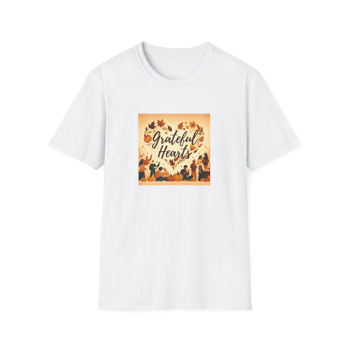 Grateful Heart - Celebrating Community & Gratitude 🍂❤️ - Unisex T-Shirt - Whippie's