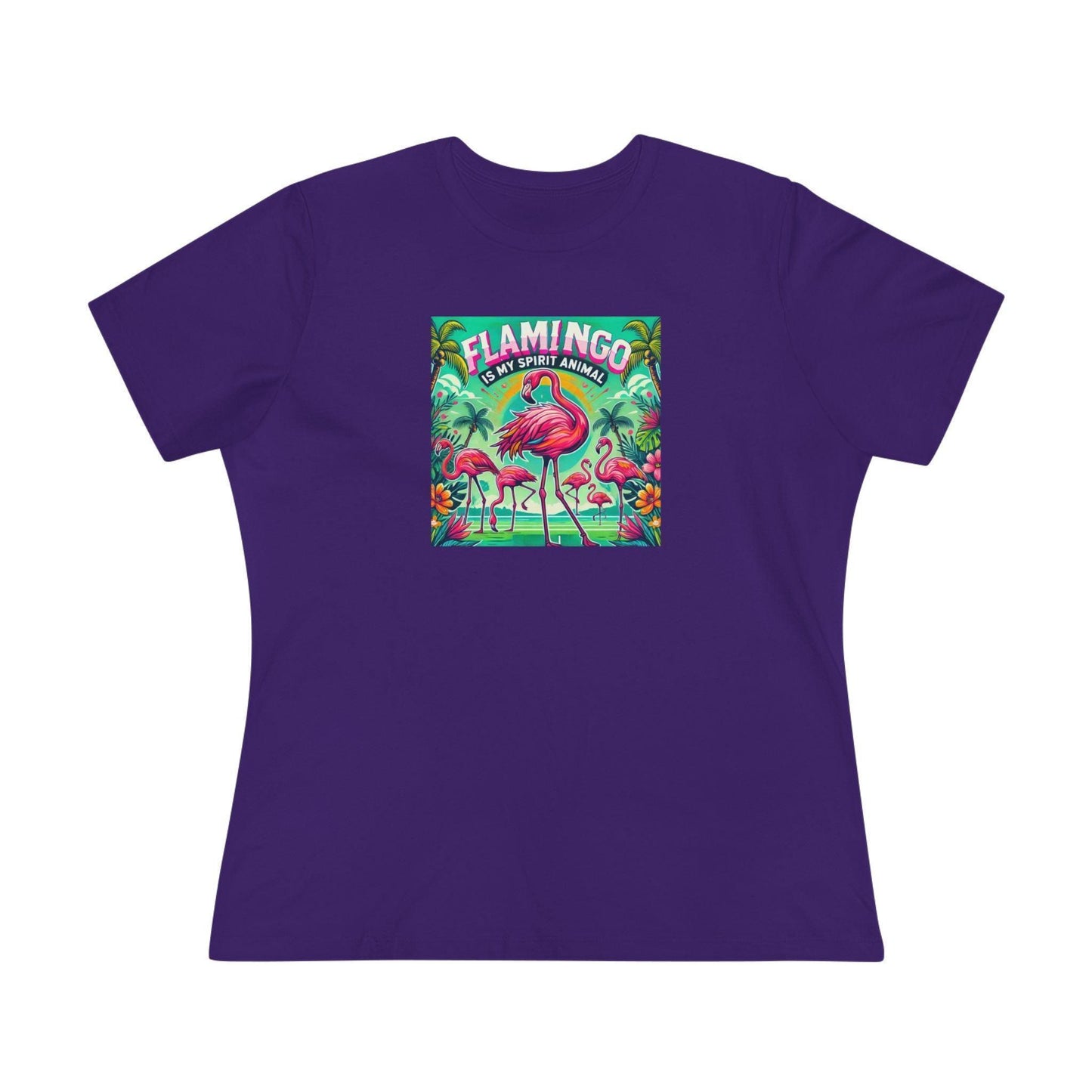 Flamingo is My Spirit Animal - Women's Softstyle Tee - Whippie's