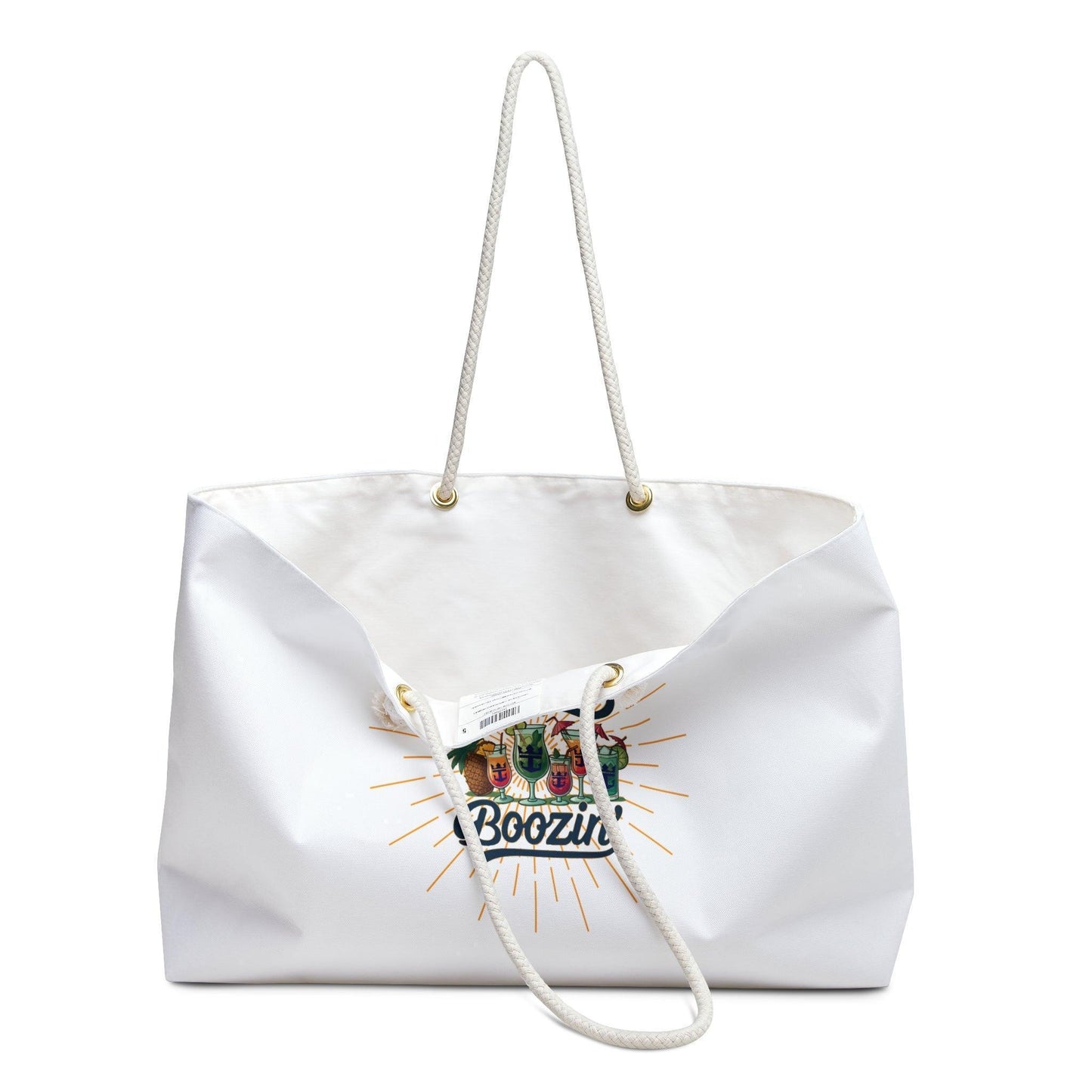Cruisin' & Boozin' Oversized Weekender Tote Bag 🍹👜 - Whippie's